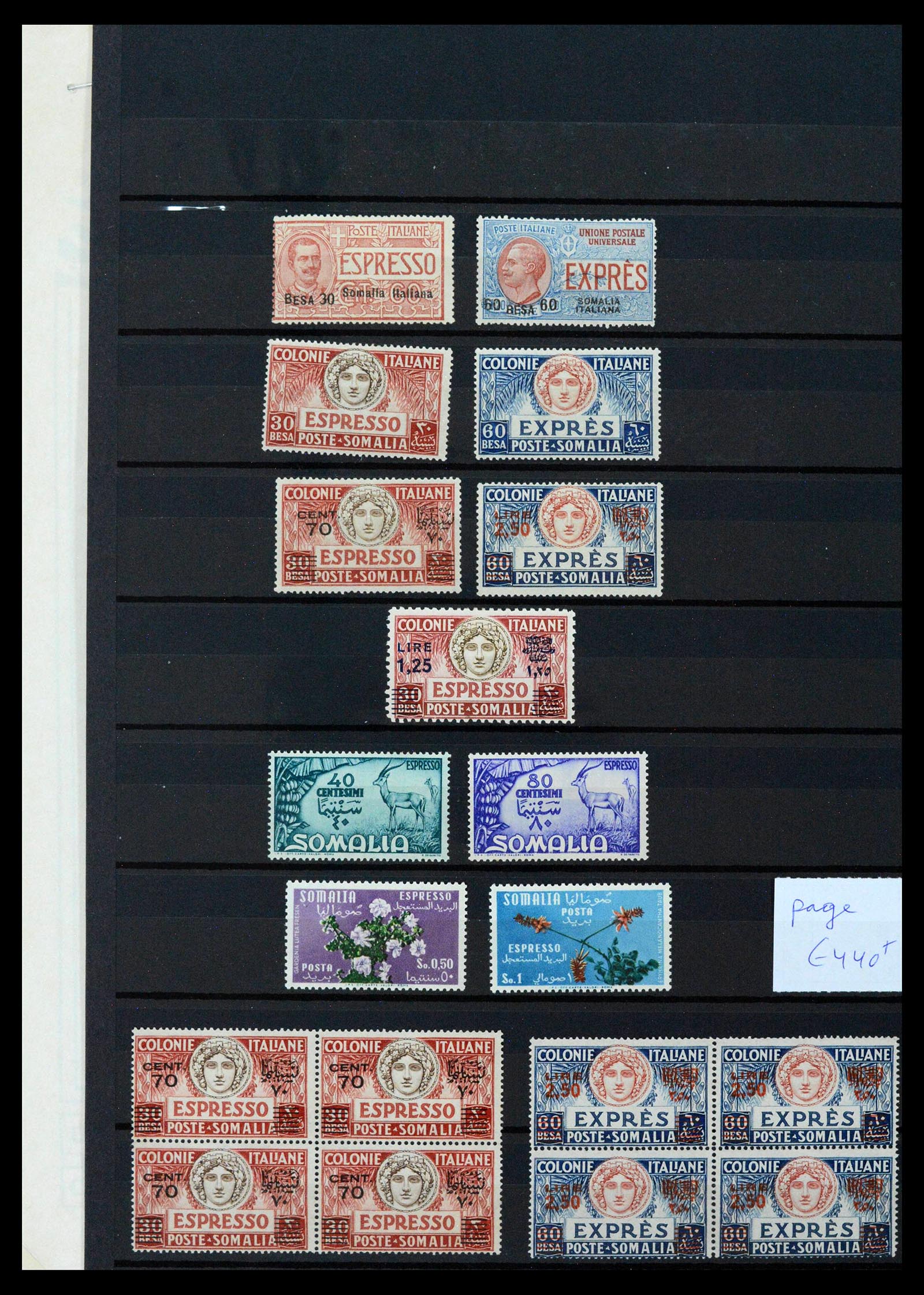 39011 0043 - Postzegelverzameling 39011 Somalië compleet 1903-1960.