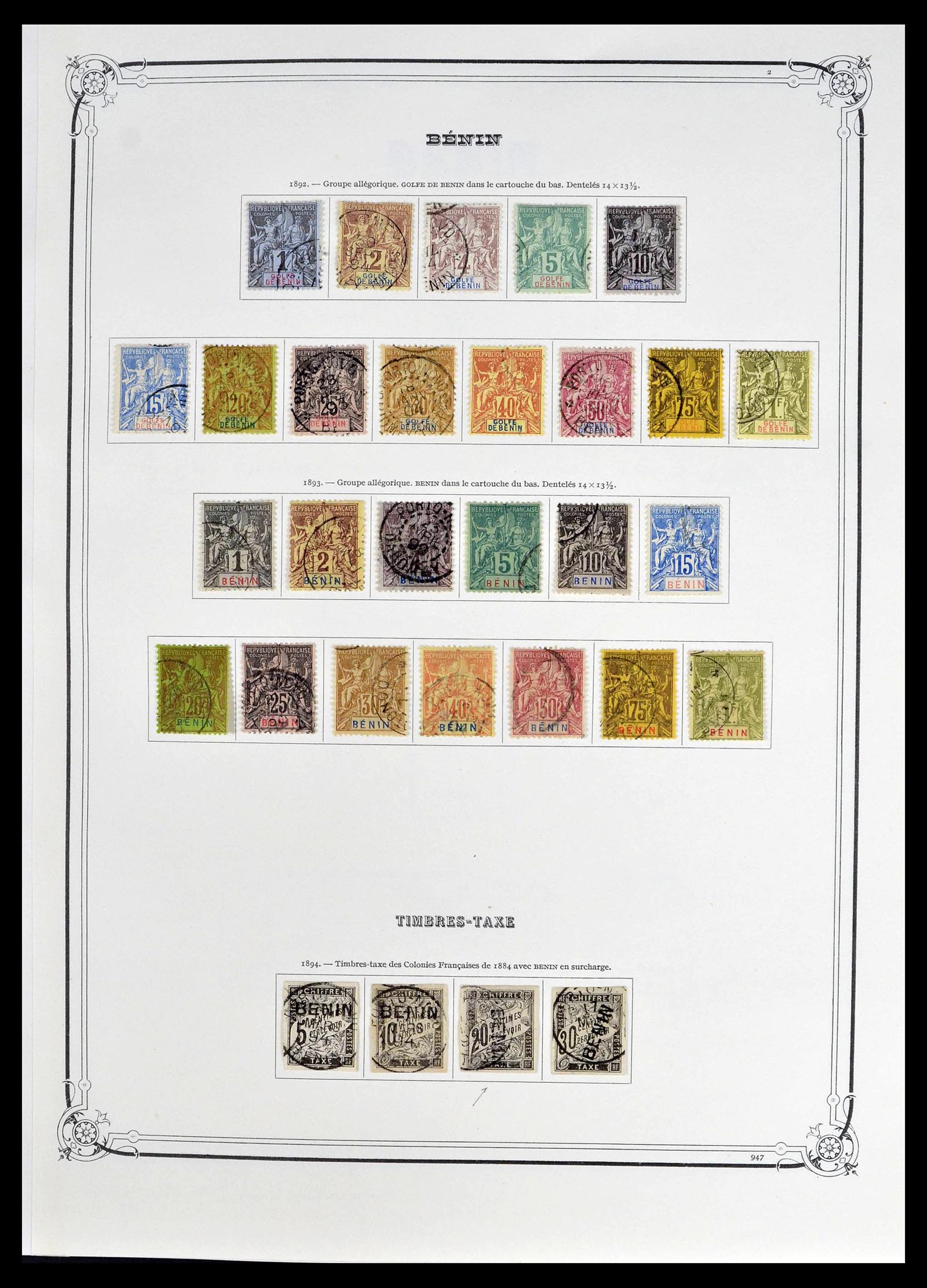 39014 0012 - Stamp collection 39014 French colonies 1859-1975.