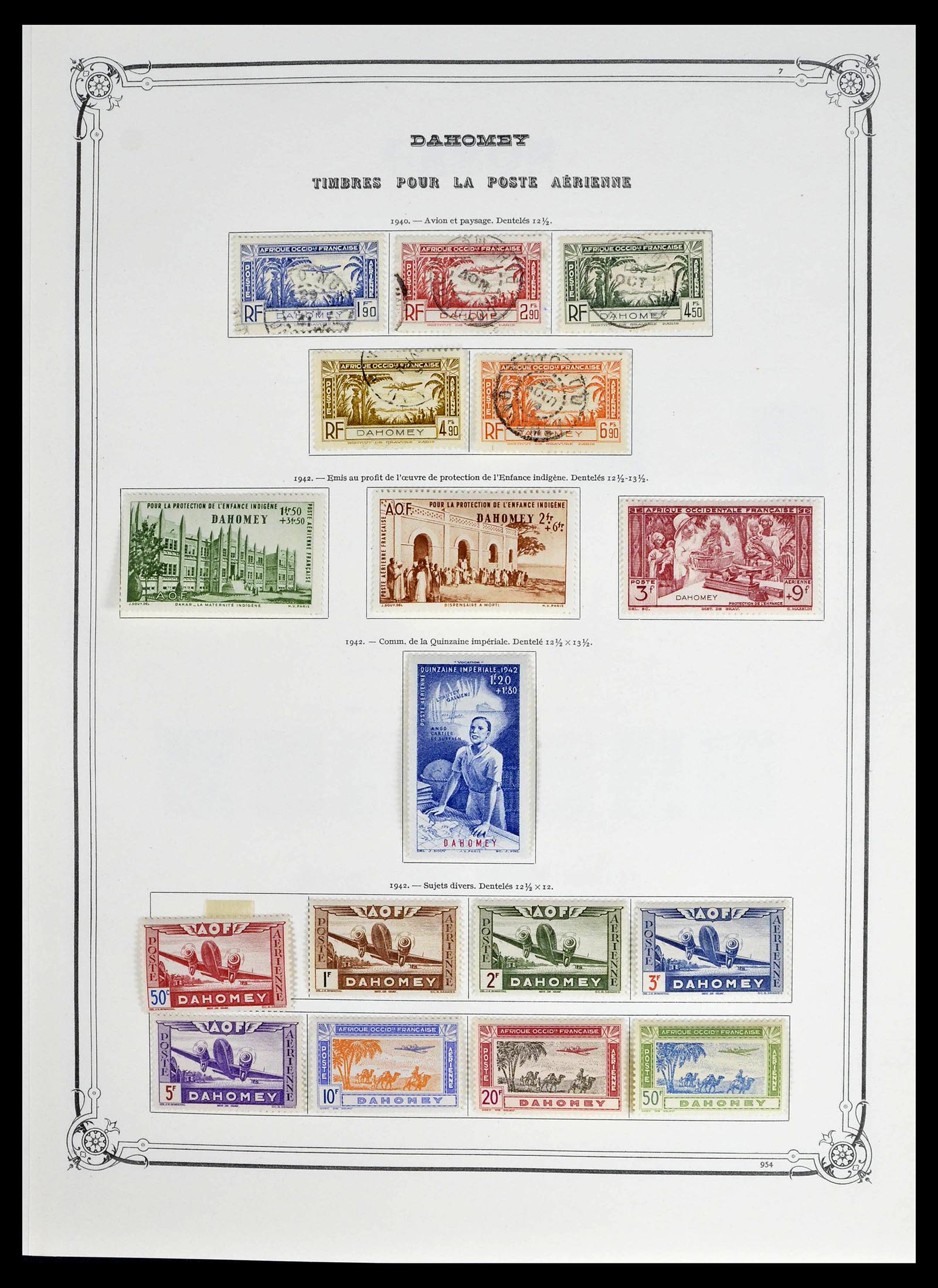 39014 0023 - Postzegelverzameling 39014 Franse koloniën 1859-1975.