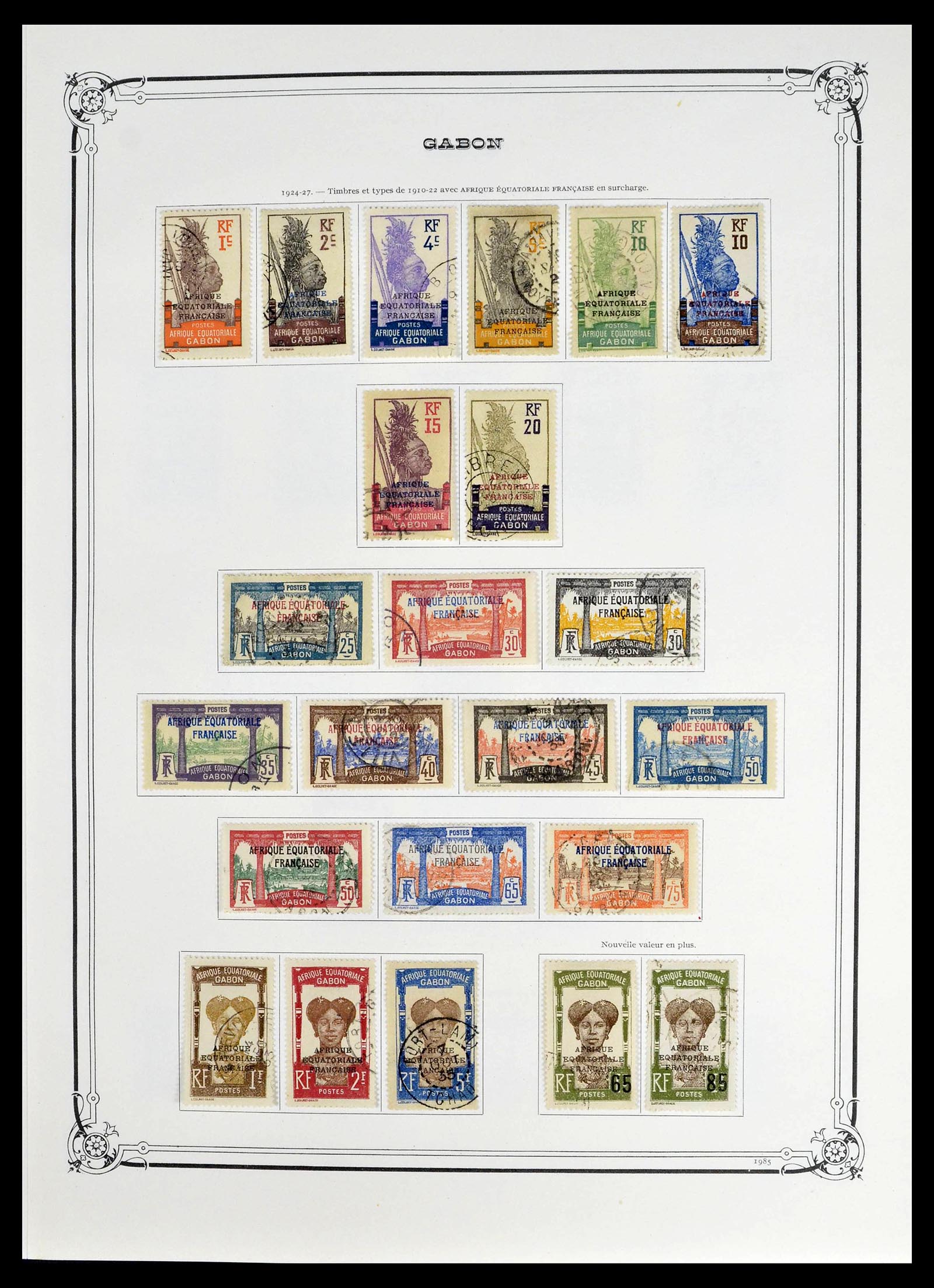39014 0027 - Postzegelverzameling 39014 Franse koloniën 1859-1975.