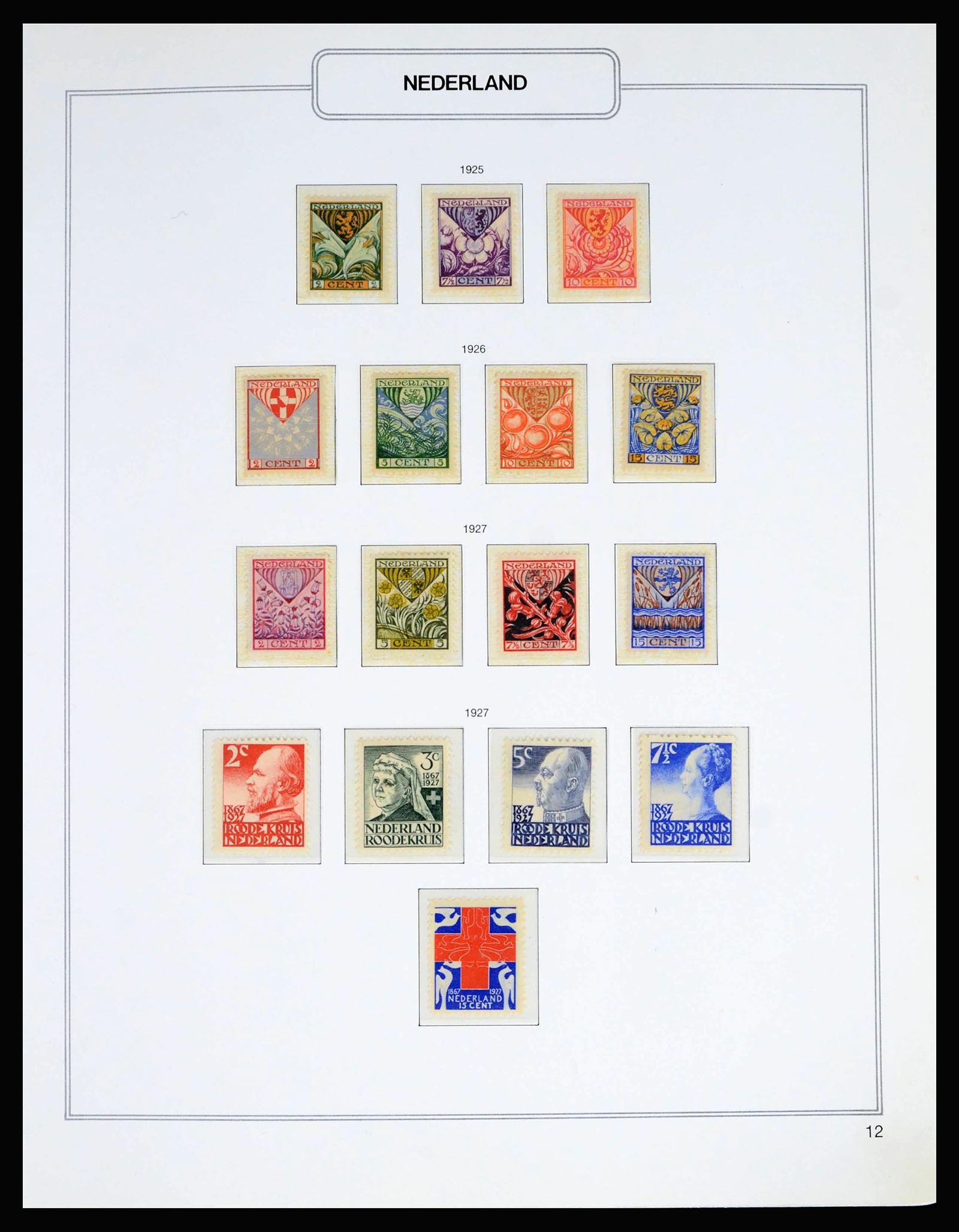39017 0001 - Postzegelverzameling 39017 Nederland 1925-2016.