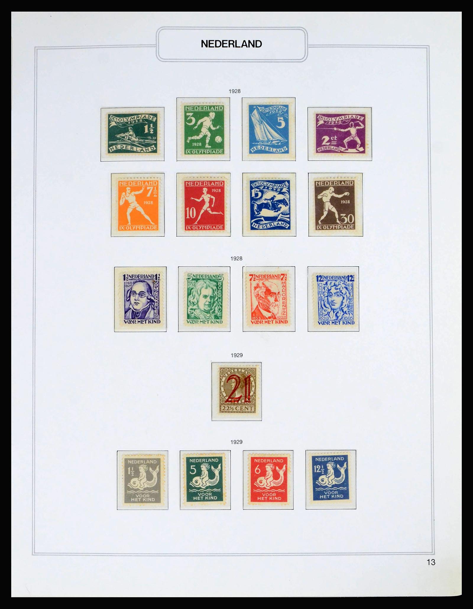 39017 0002 - Postzegelverzameling 39017 Nederland 1925-2016.