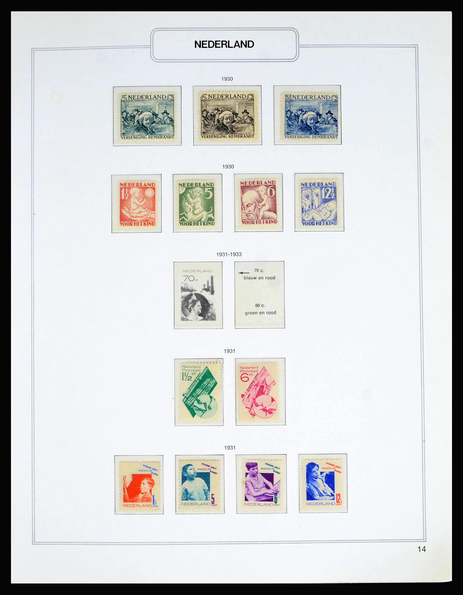 39017 0003 - Postzegelverzameling 39017 Nederland 1925-2016.