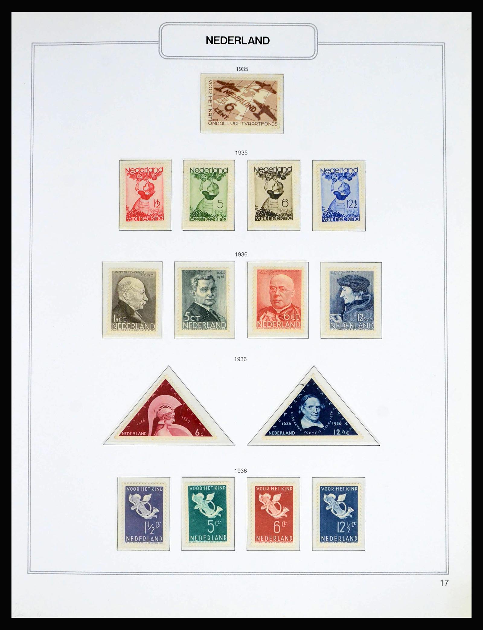 39017 0006 - Postzegelverzameling 39017 Nederland 1925-2016.