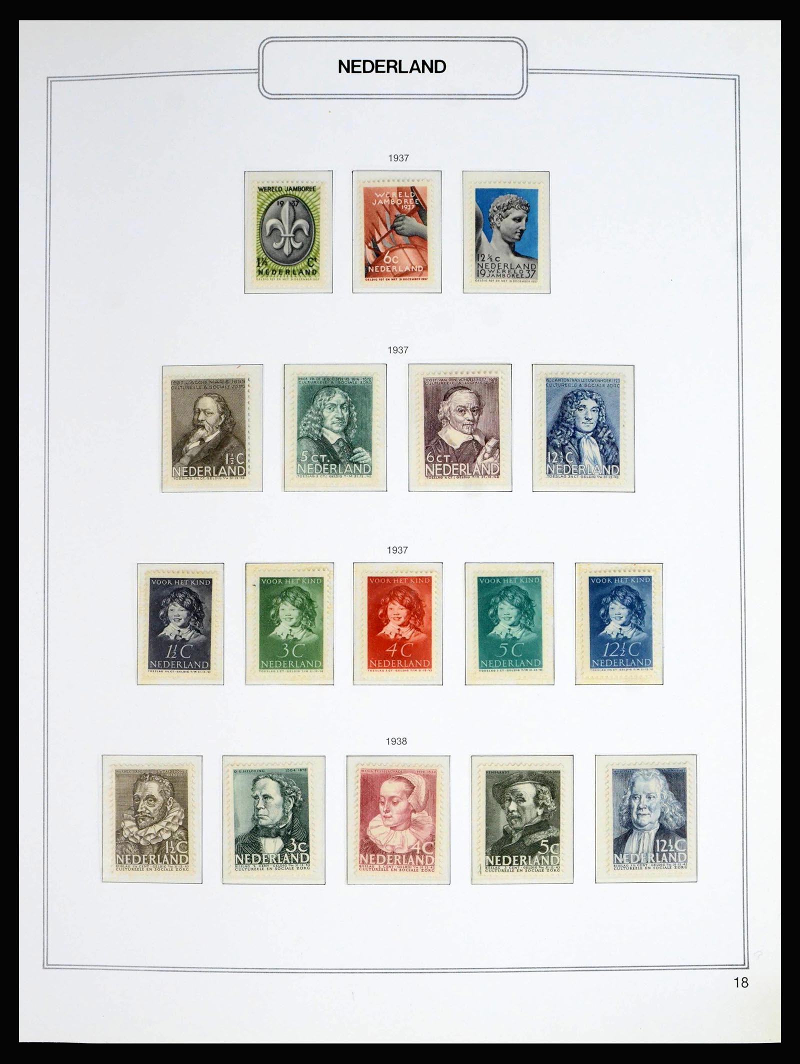 39017 0007 - Postzegelverzameling 39017 Nederland 1925-2016.