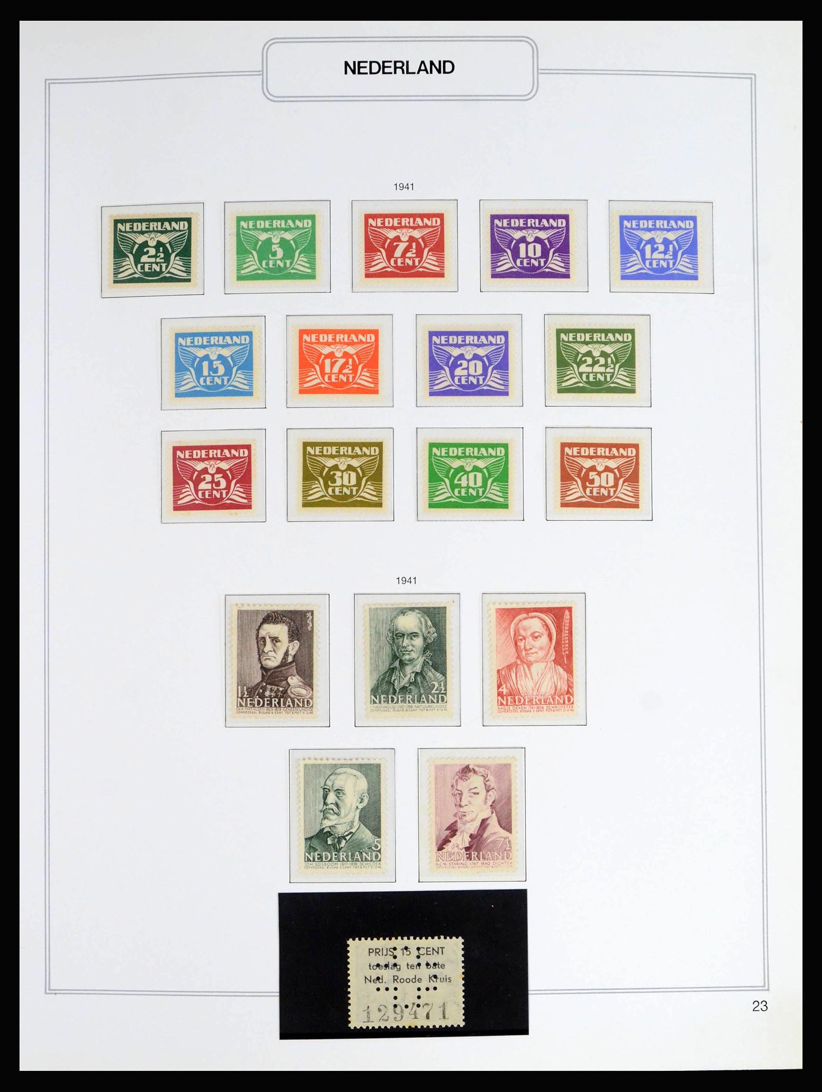 39017 0012 - Postzegelverzameling 39017 Nederland 1925-2016.