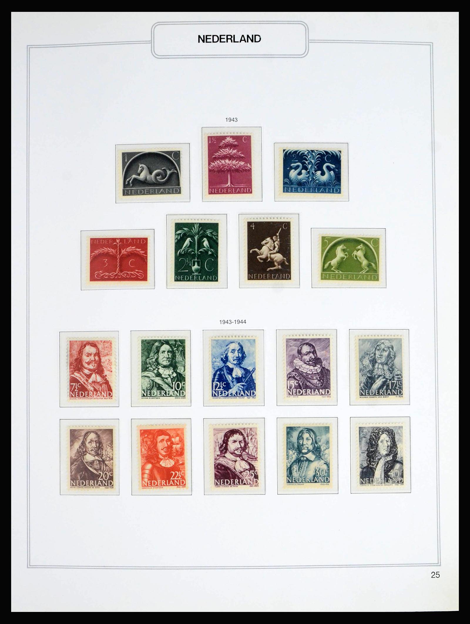 39017 0014 - Postzegelverzameling 39017 Nederland 1925-2016.