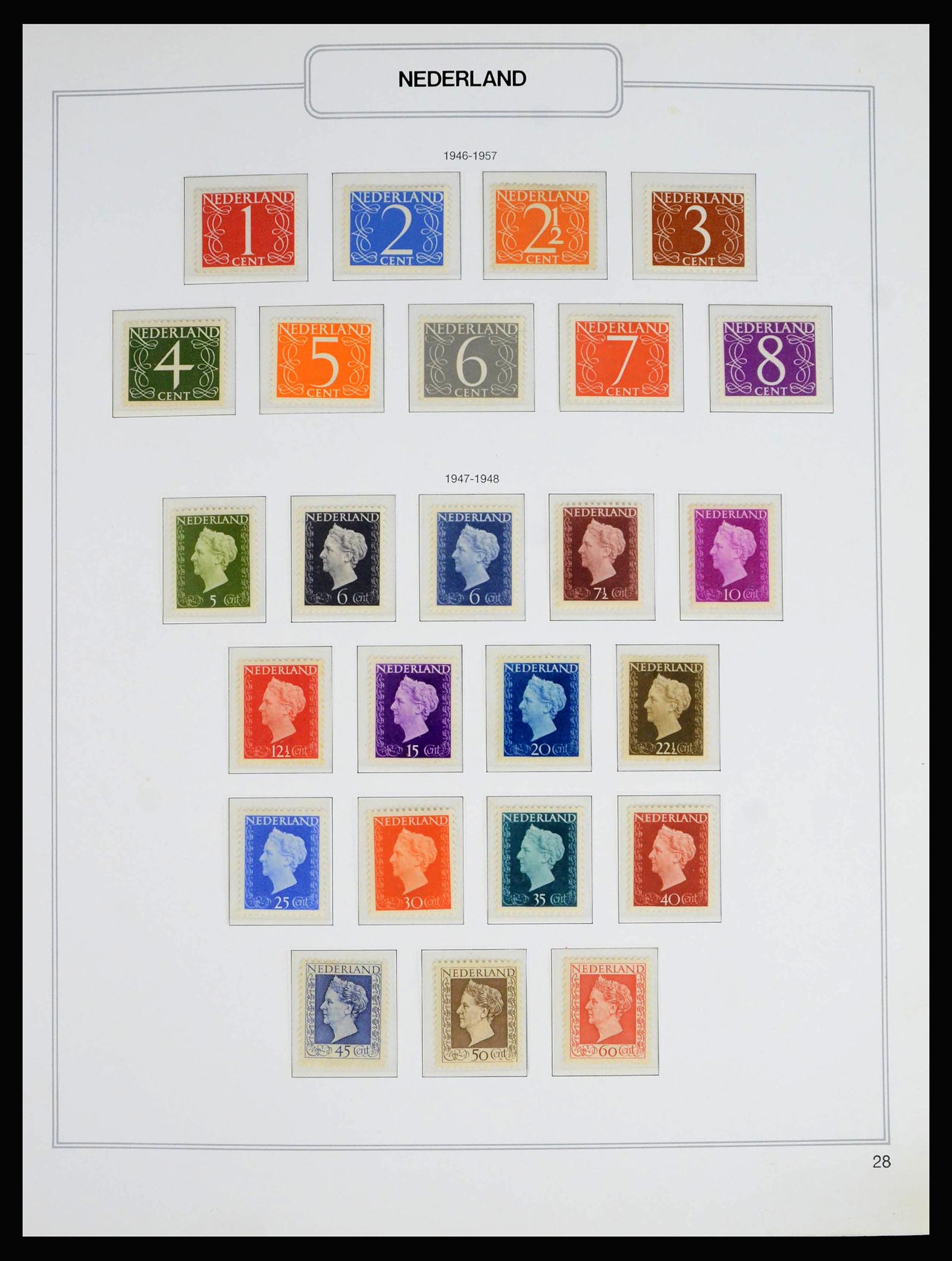 39017 0017 - Postzegelverzameling 39017 Nederland 1925-2016.