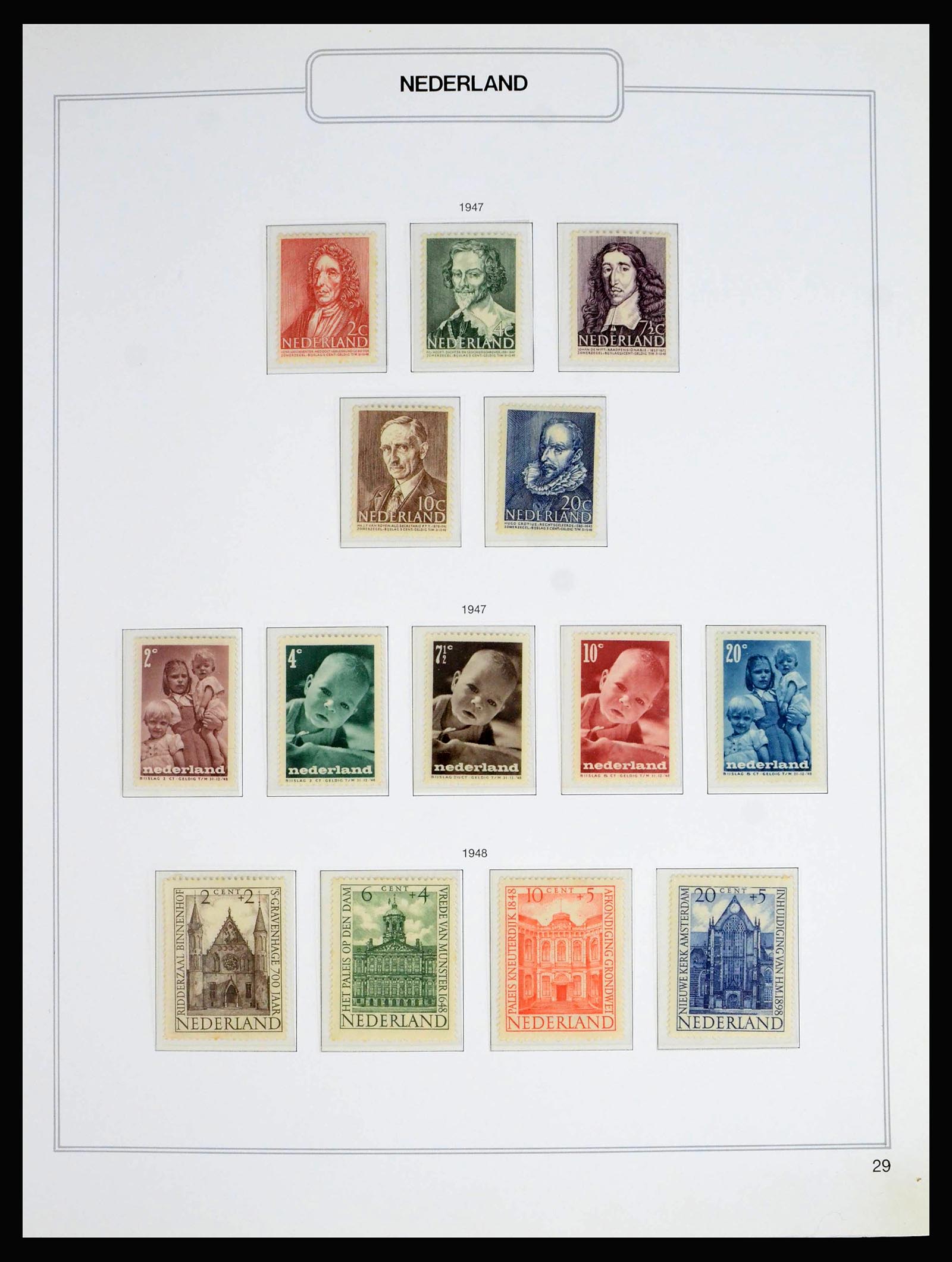39017 0018 - Postzegelverzameling 39017 Nederland 1925-2016.