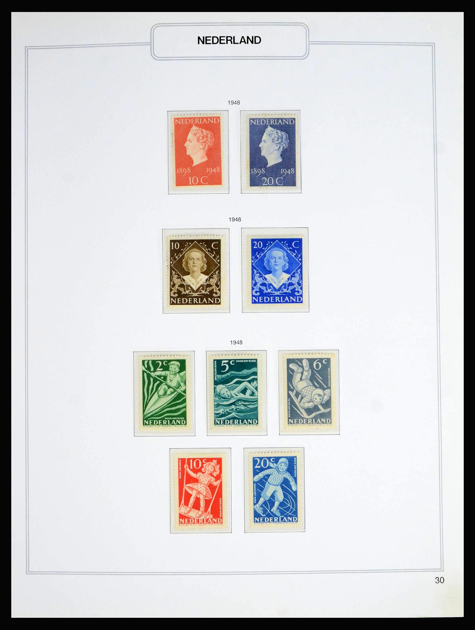 39017 0019 - Postzegelverzameling 39017 Nederland 1925-2016.
