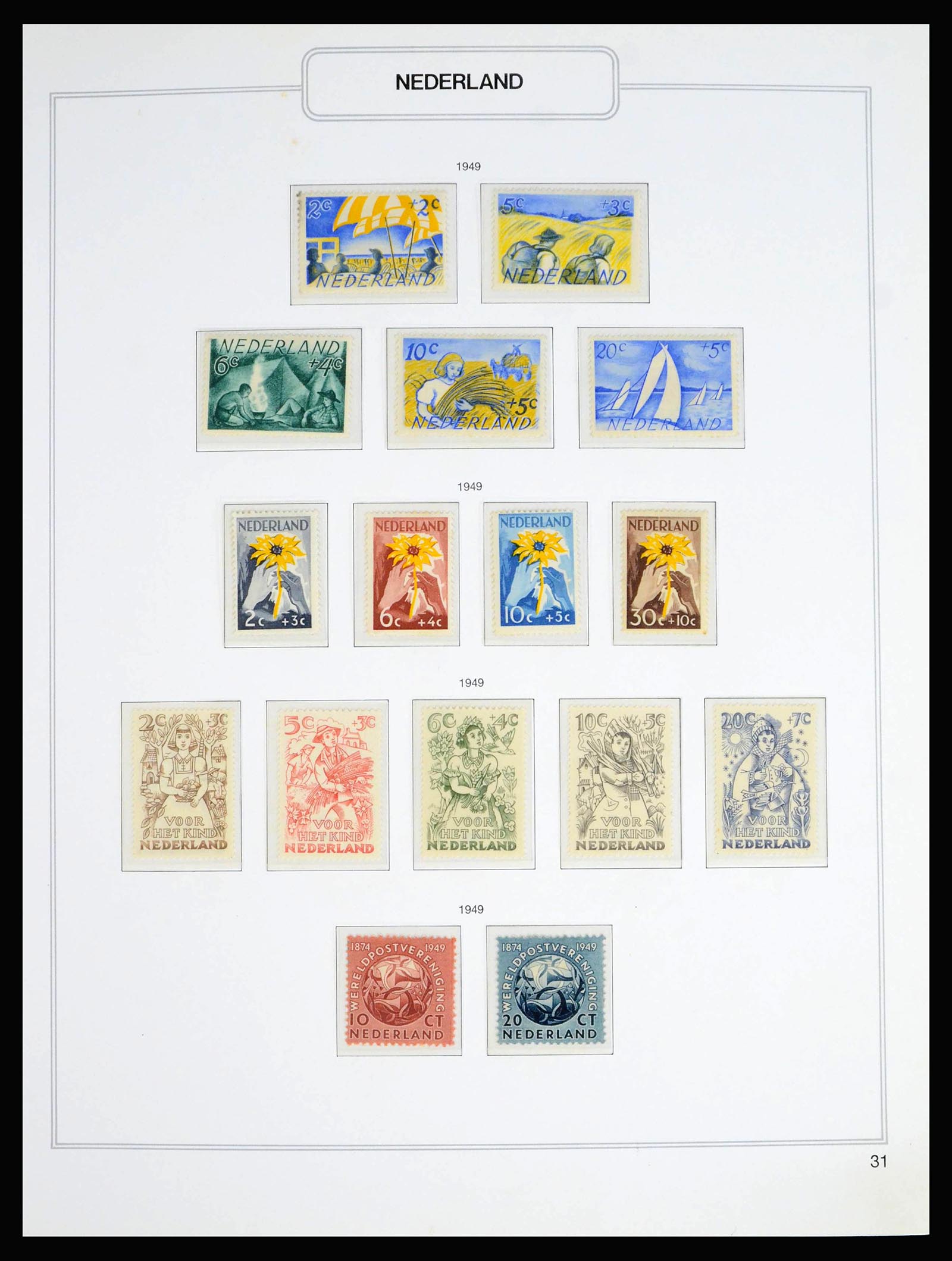 39017 0020 - Postzegelverzameling 39017 Nederland 1925-2016.