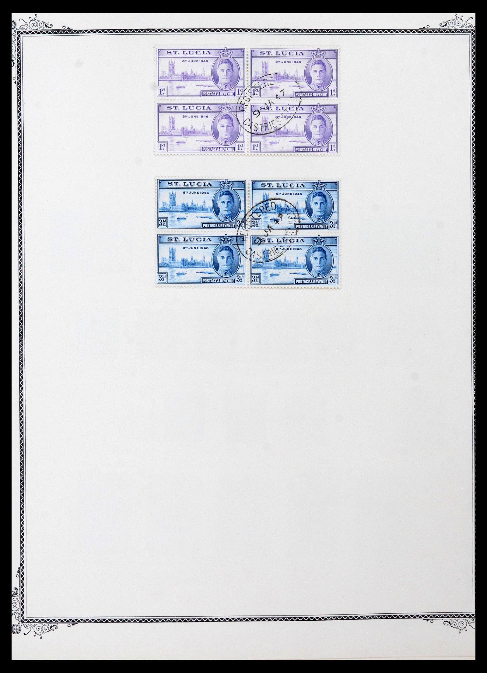 39019 0007 - Postzegelverzameling 39019 St. Lucia 1860-1972.