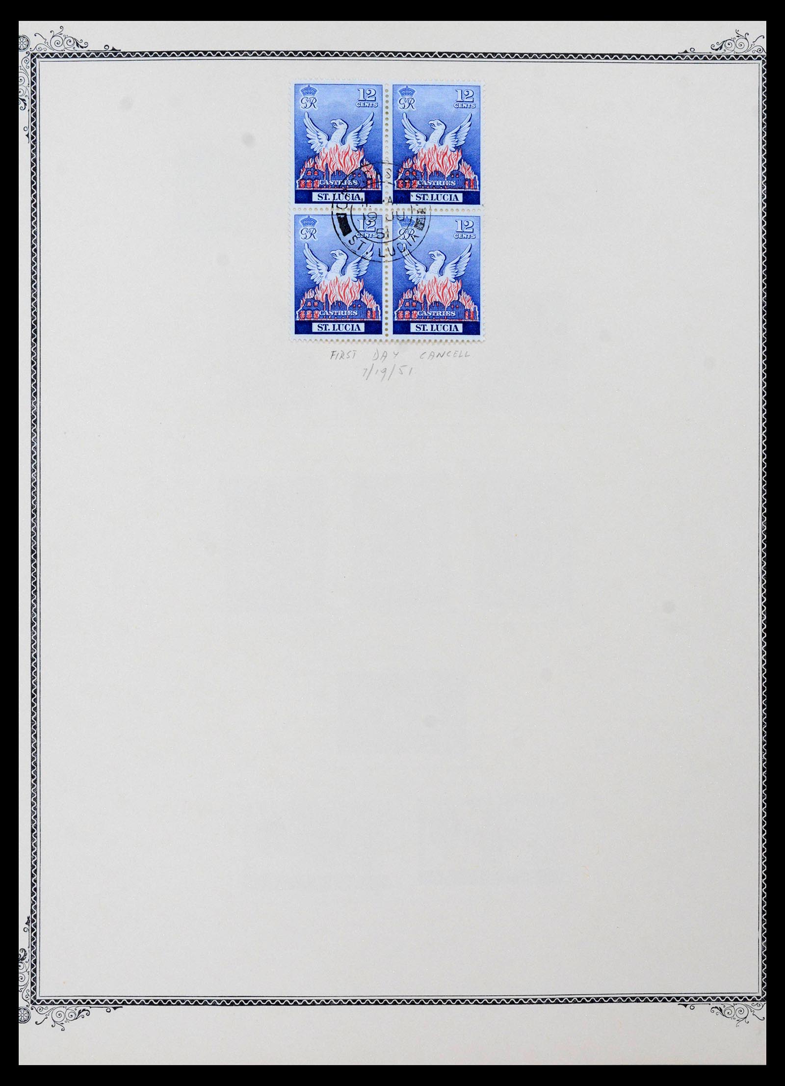 39019 0010 - Postzegelverzameling 39019 St. Lucia 1860-1972.