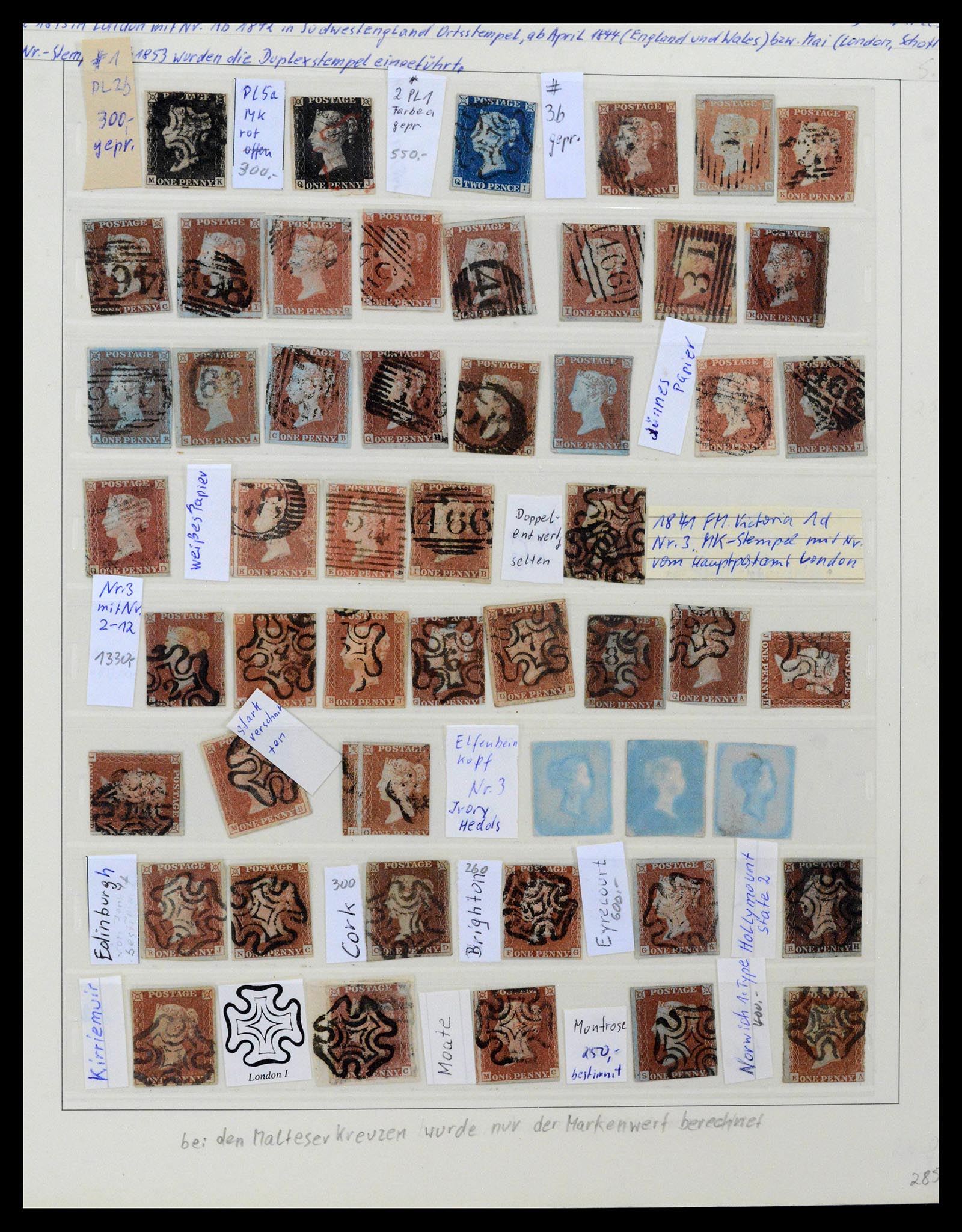39020 0001 - Postzegelverzameling 39020 Engeland 1840-1939.