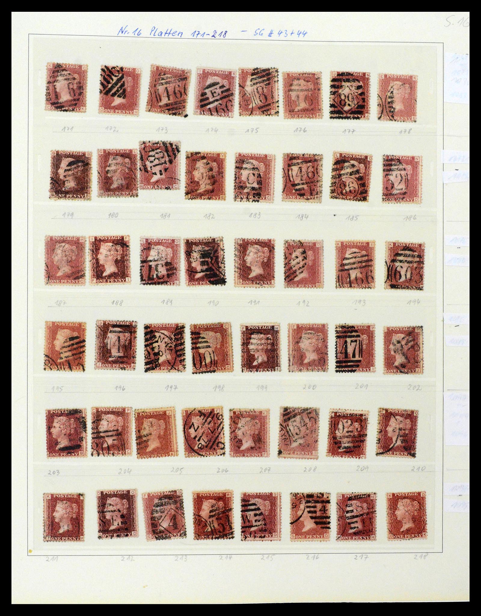 39020 0007 - Stamp collection 39020 Great Britain 1840-1939.