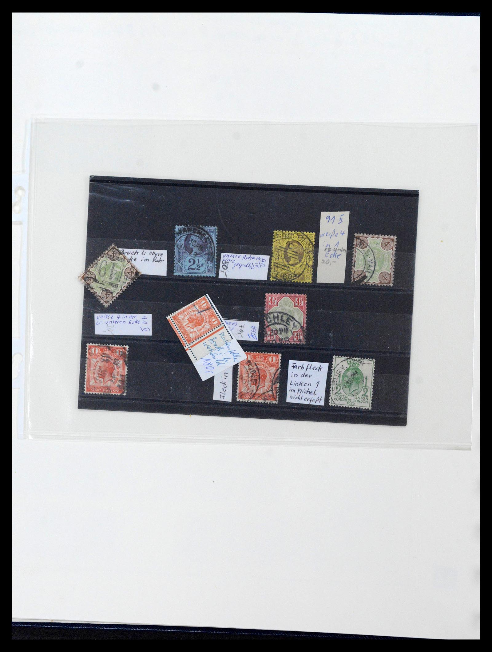 39020 0016 - Postzegelverzameling 39020 Engeland 1840-1939.