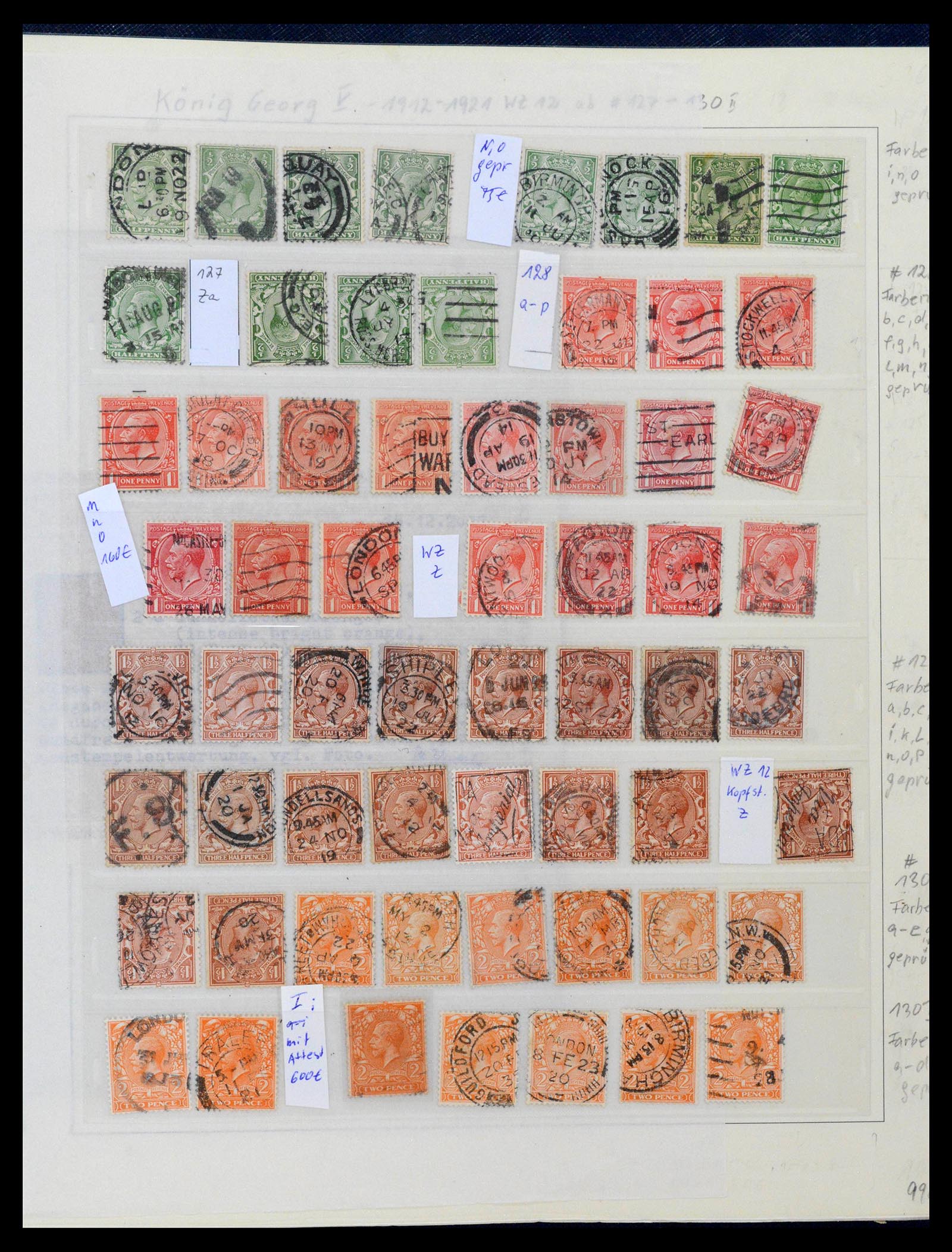 39020 0022 - Stamp collection 39020 Great Britain 1840-1939.