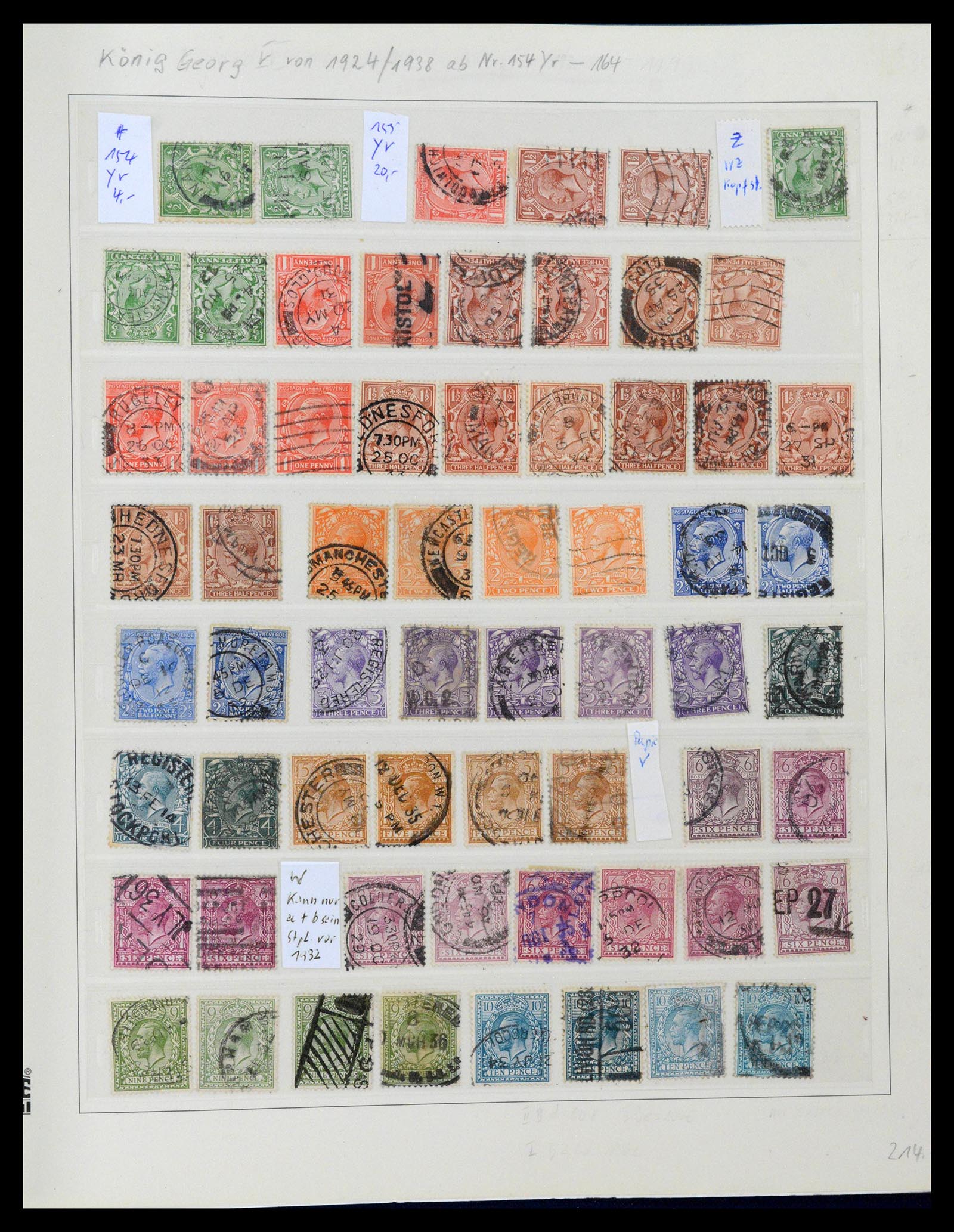 39020 0025 - Stamp collection 39020 Great Britain 1840-1939.