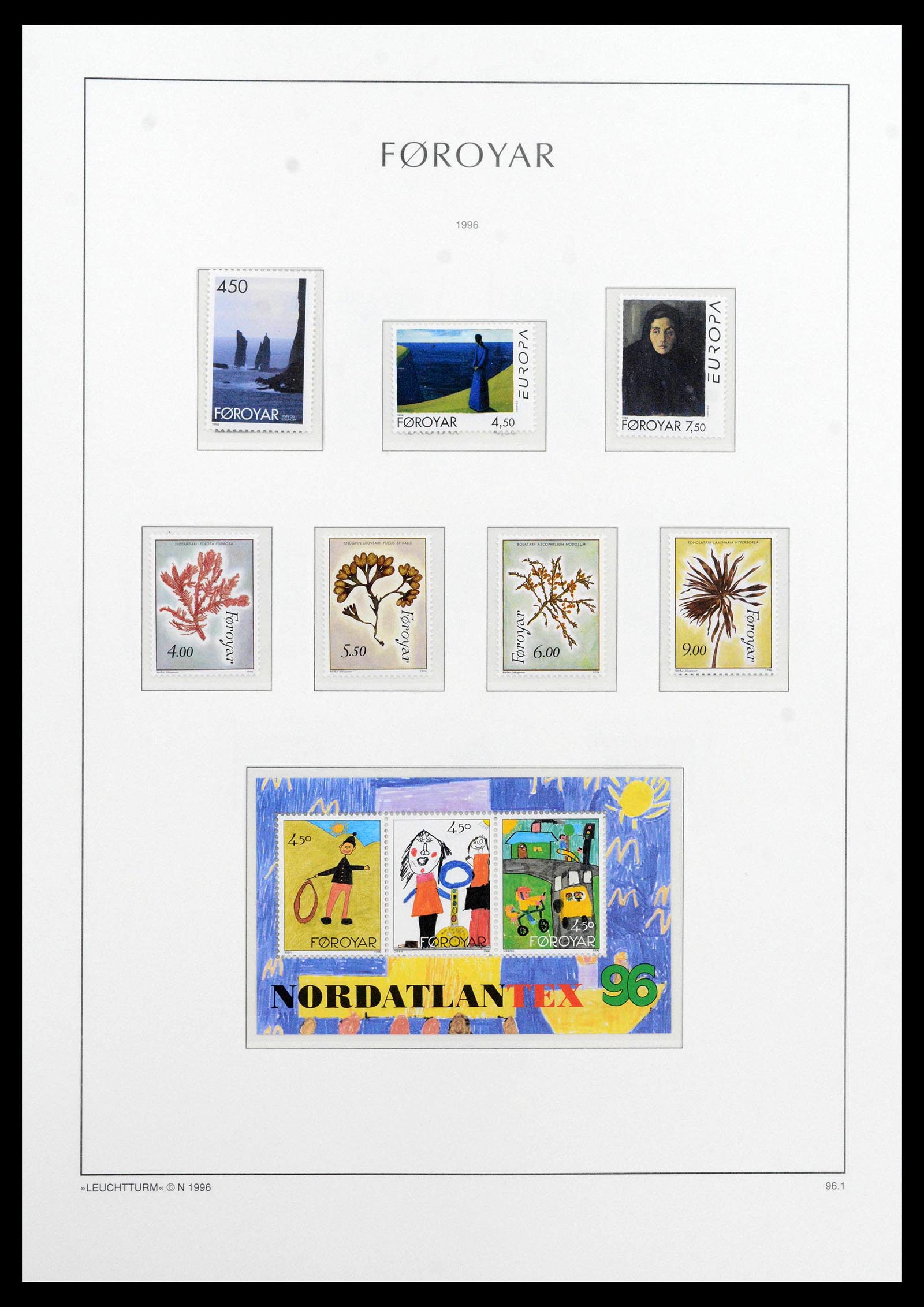 39021 0033 - Postzegelverzameling 39021 Faeroer 1940-2000.
