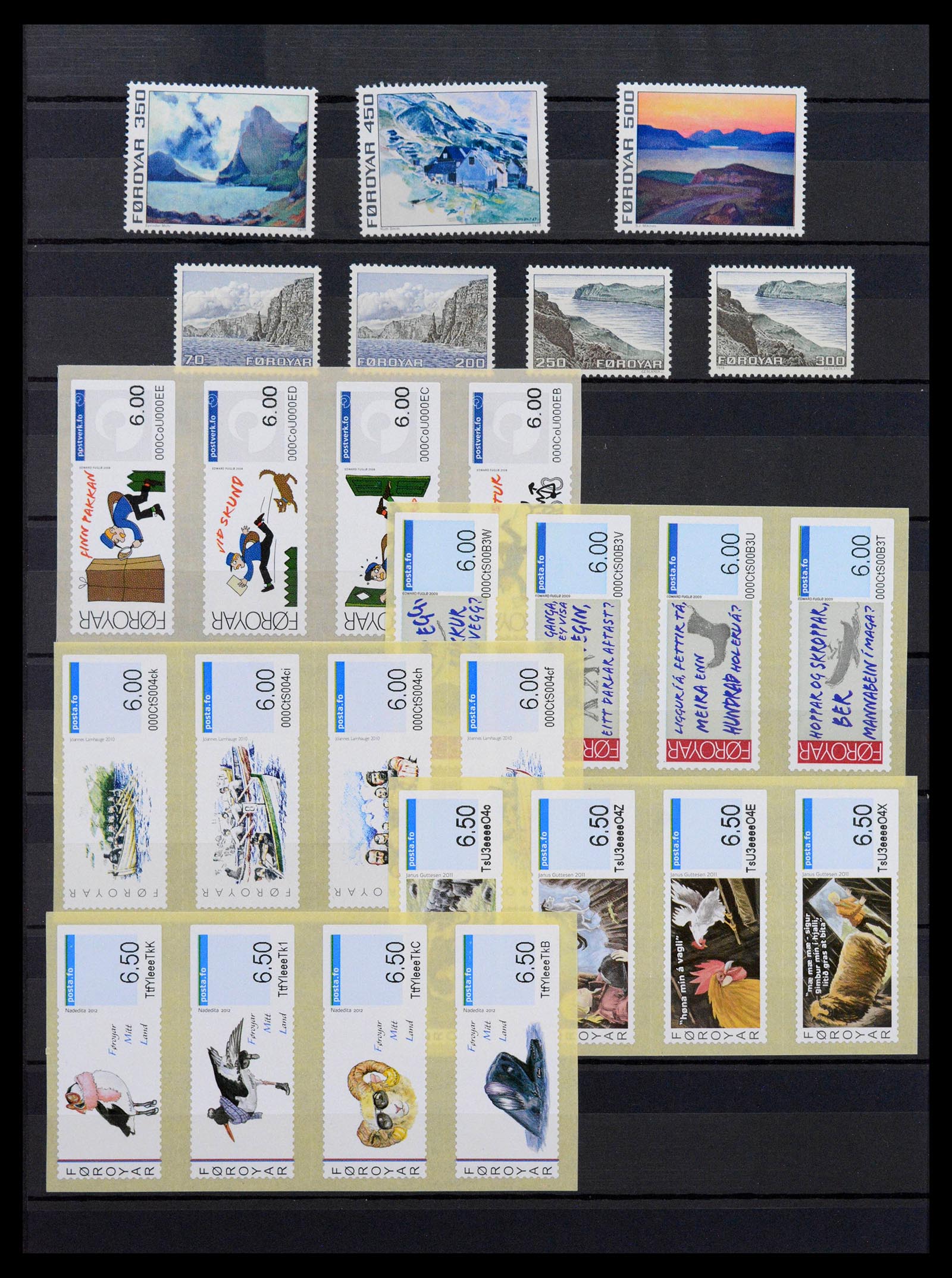 39021 0046 - Postzegelverzameling 39021 Faeroer 1940-2000.