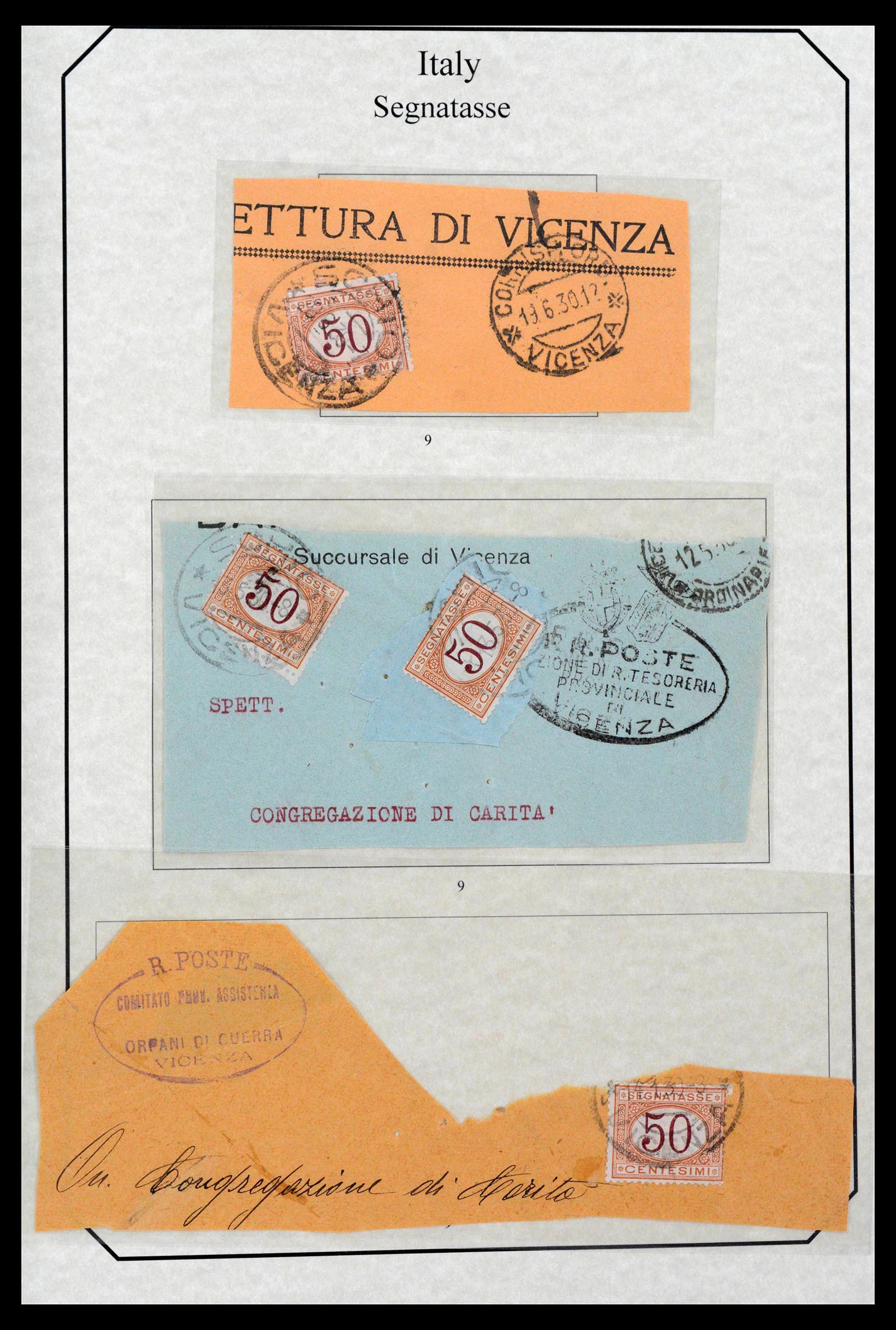 39022 0036 - Stamp collection 39022 Italy postage dues 1861-2000.