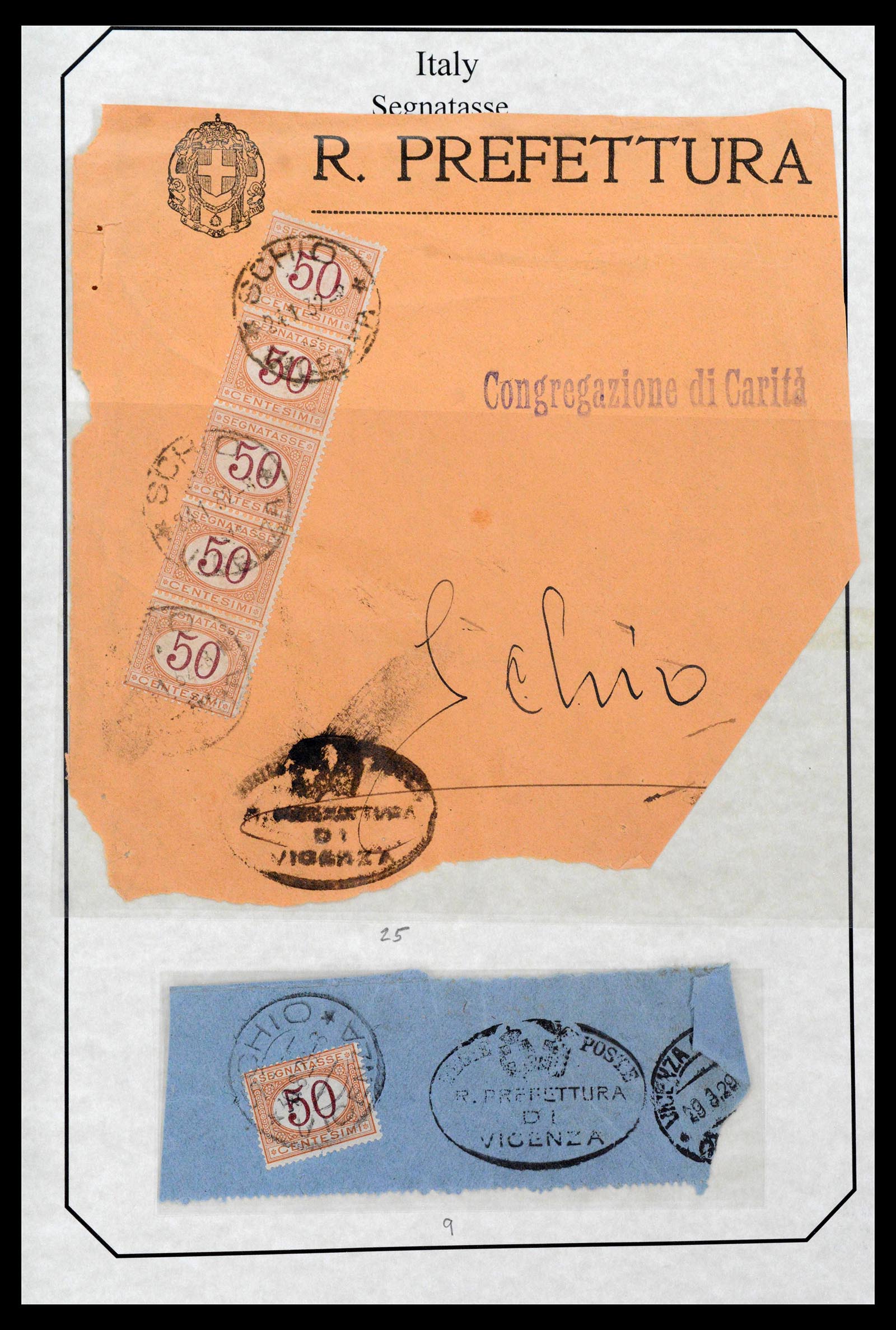 39022 0038 - Postzegelverzameling 39022 Italië port 1861-2000.