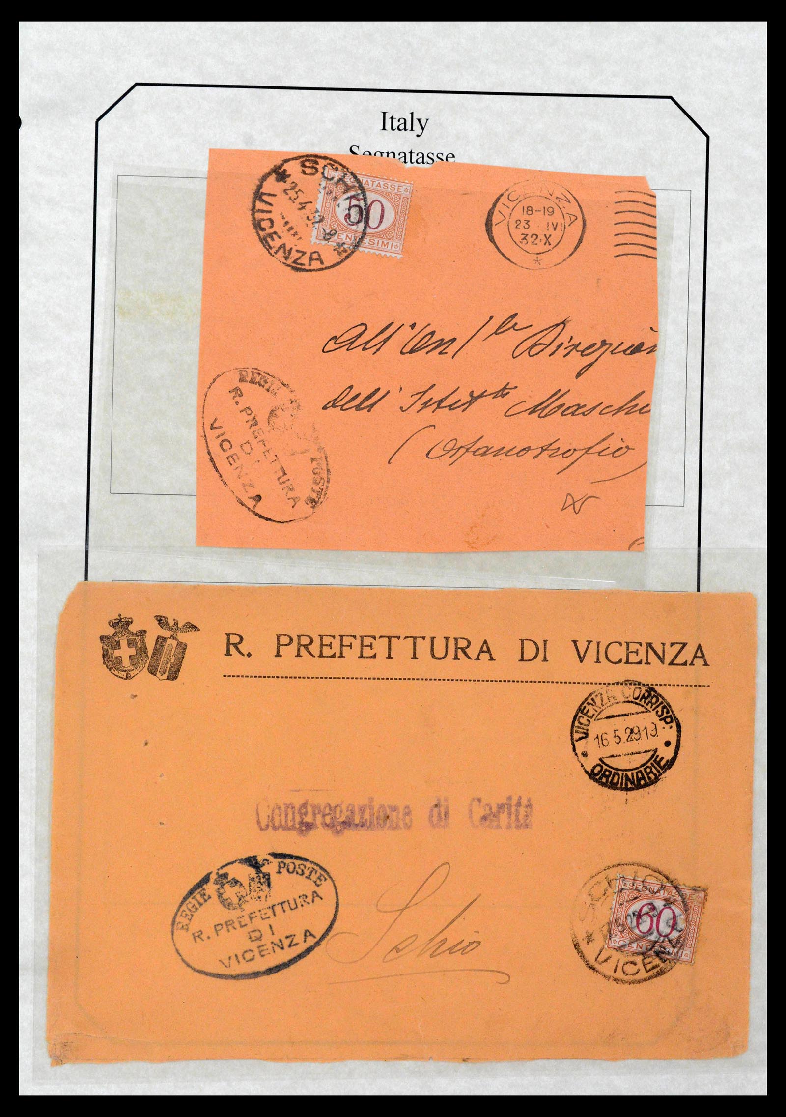 39022 0044 - Stamp collection 39022 Italy postage dues 1861-2000.