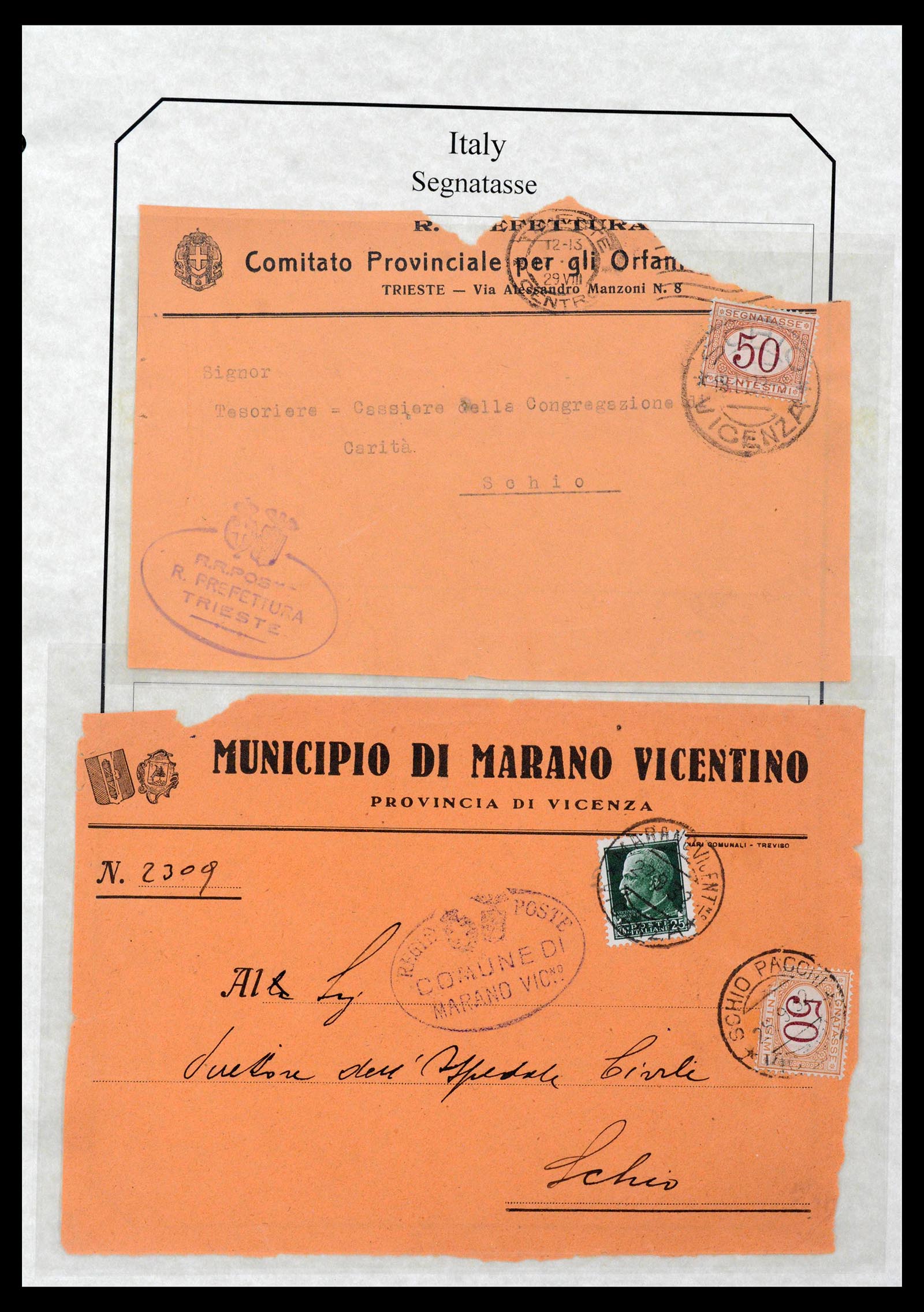39022 0045 - Stamp collection 39022 Italy postage dues 1861-2000.