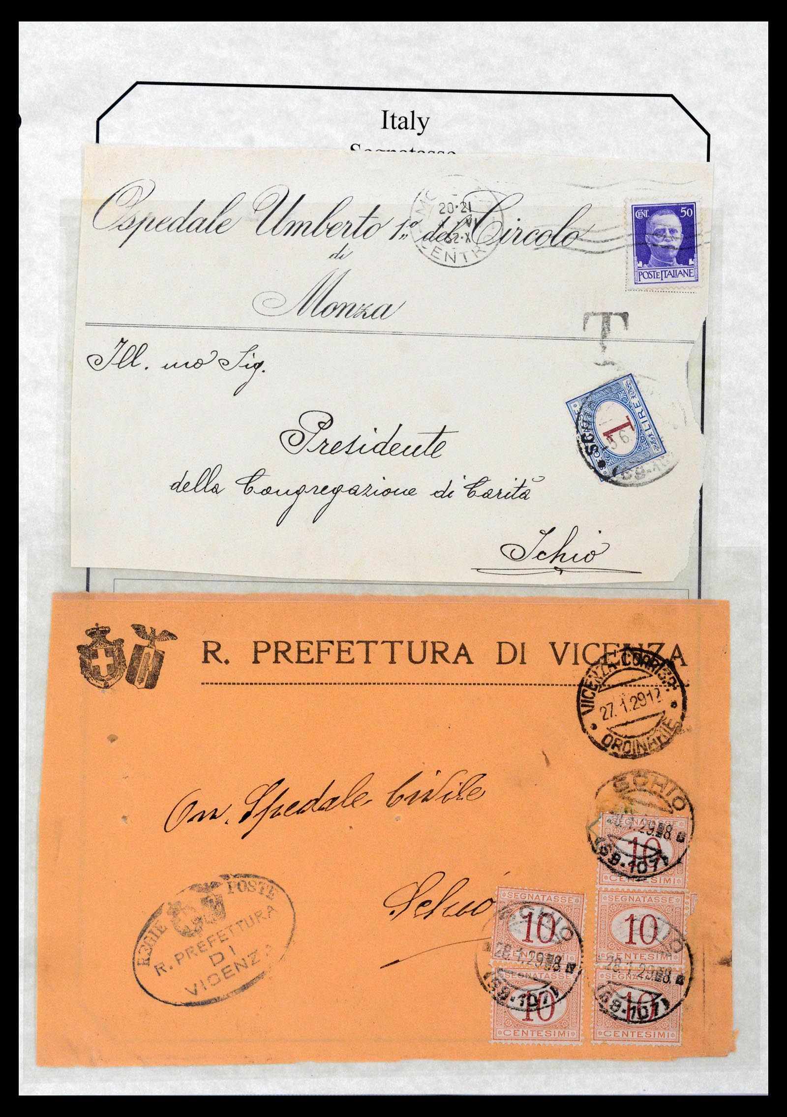 39022 0046 - Stamp collection 39022 Italy postage dues 1861-2000.