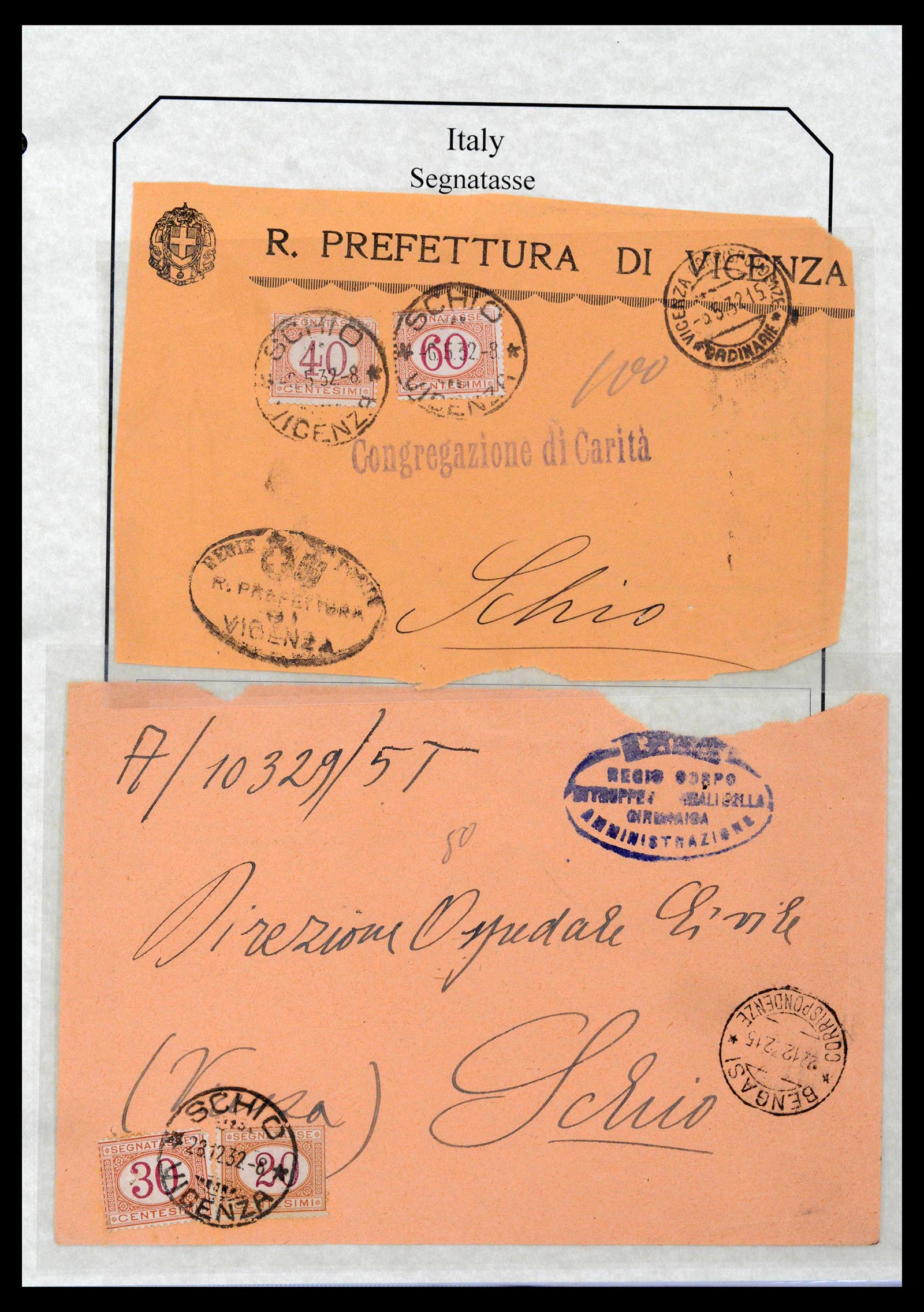 39022 0047 - Stamp collection 39022 Italy postage dues 1861-2000.