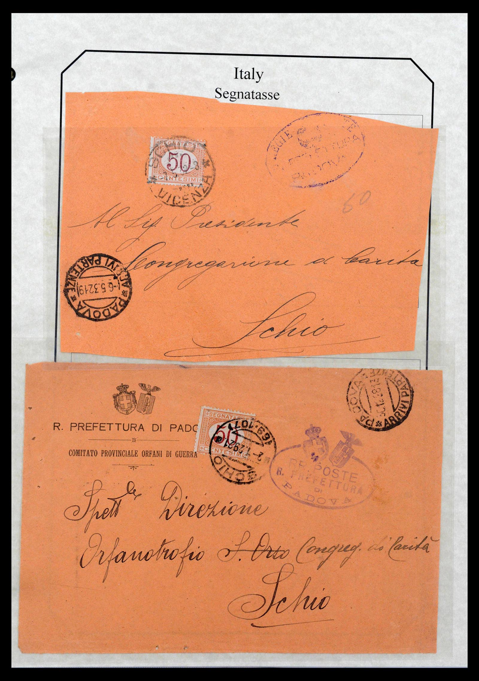 39022 0048 - Stamp collection 39022 Italy postage dues 1861-2000.