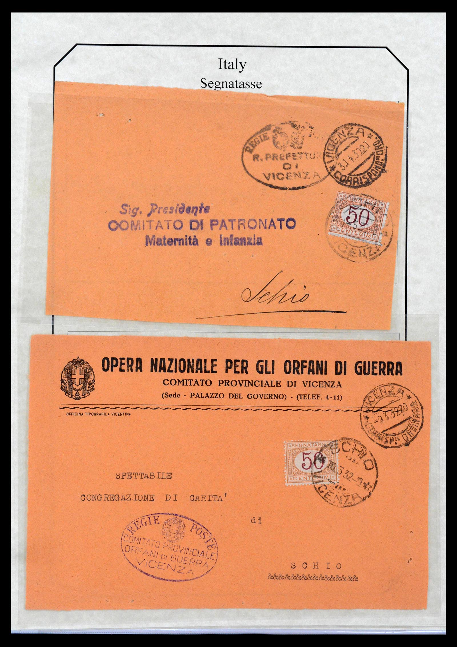 39022 0051 - Stamp collection 39022 Italy postage dues 1861-2000.