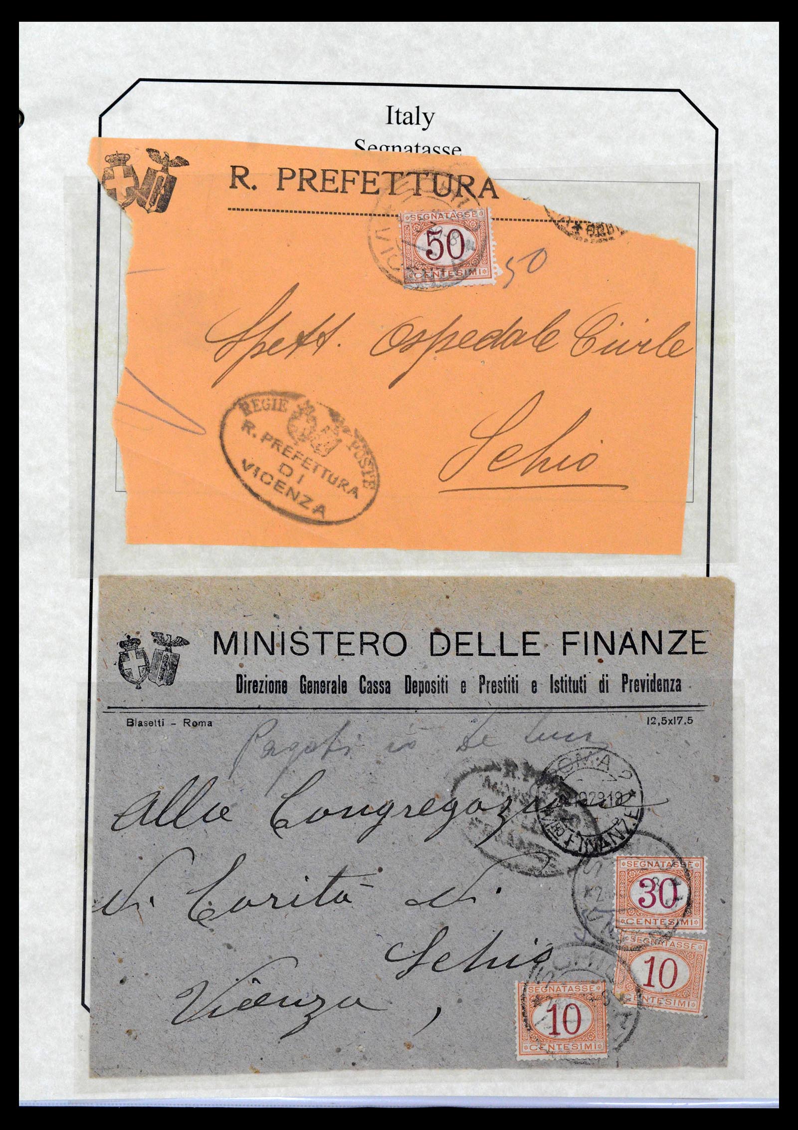 39022 0052 - Stamp collection 39022 Italy postage dues 1861-2000.