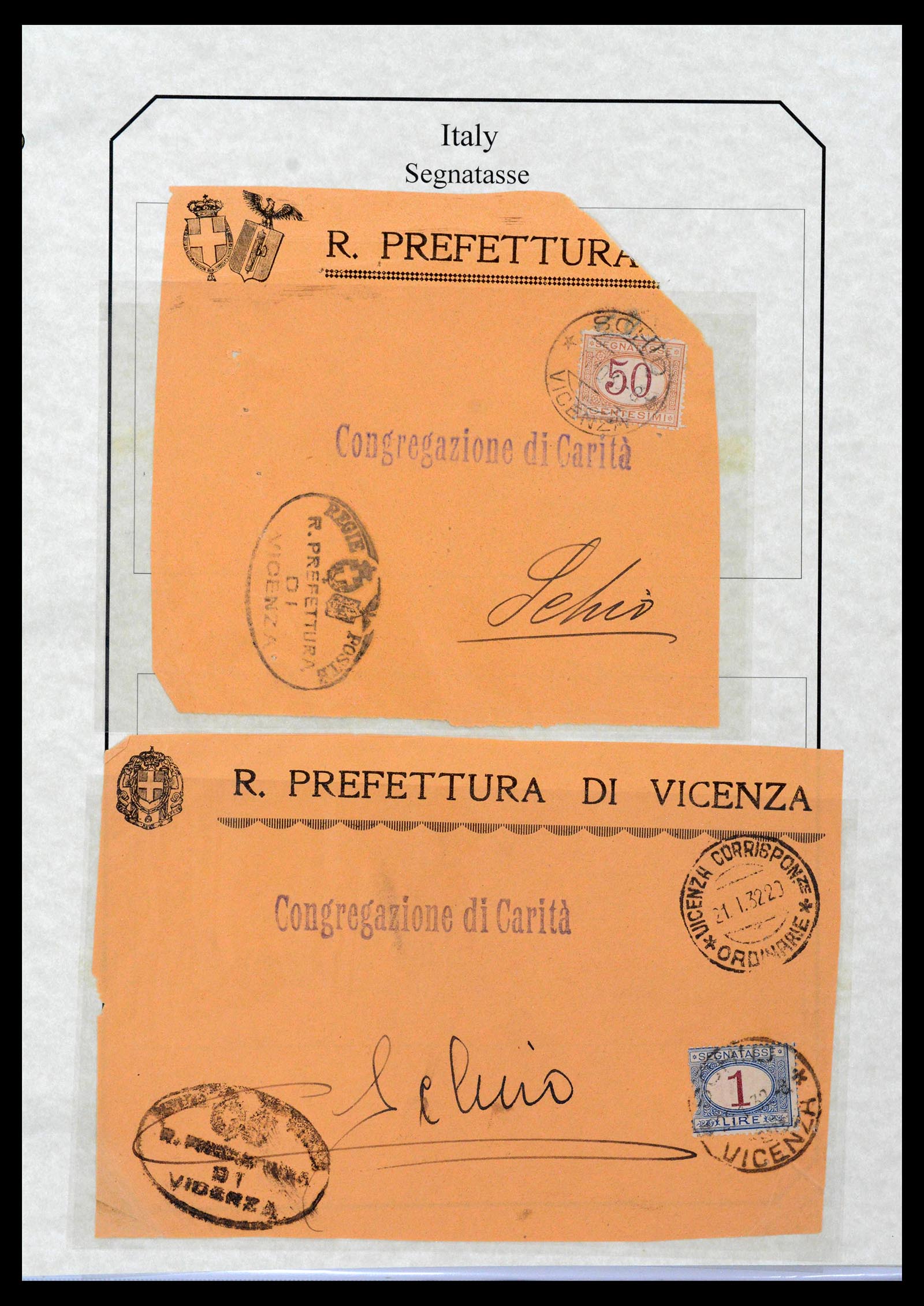 39022 0054 - Stamp collection 39022 Italy postage dues 1861-2000.