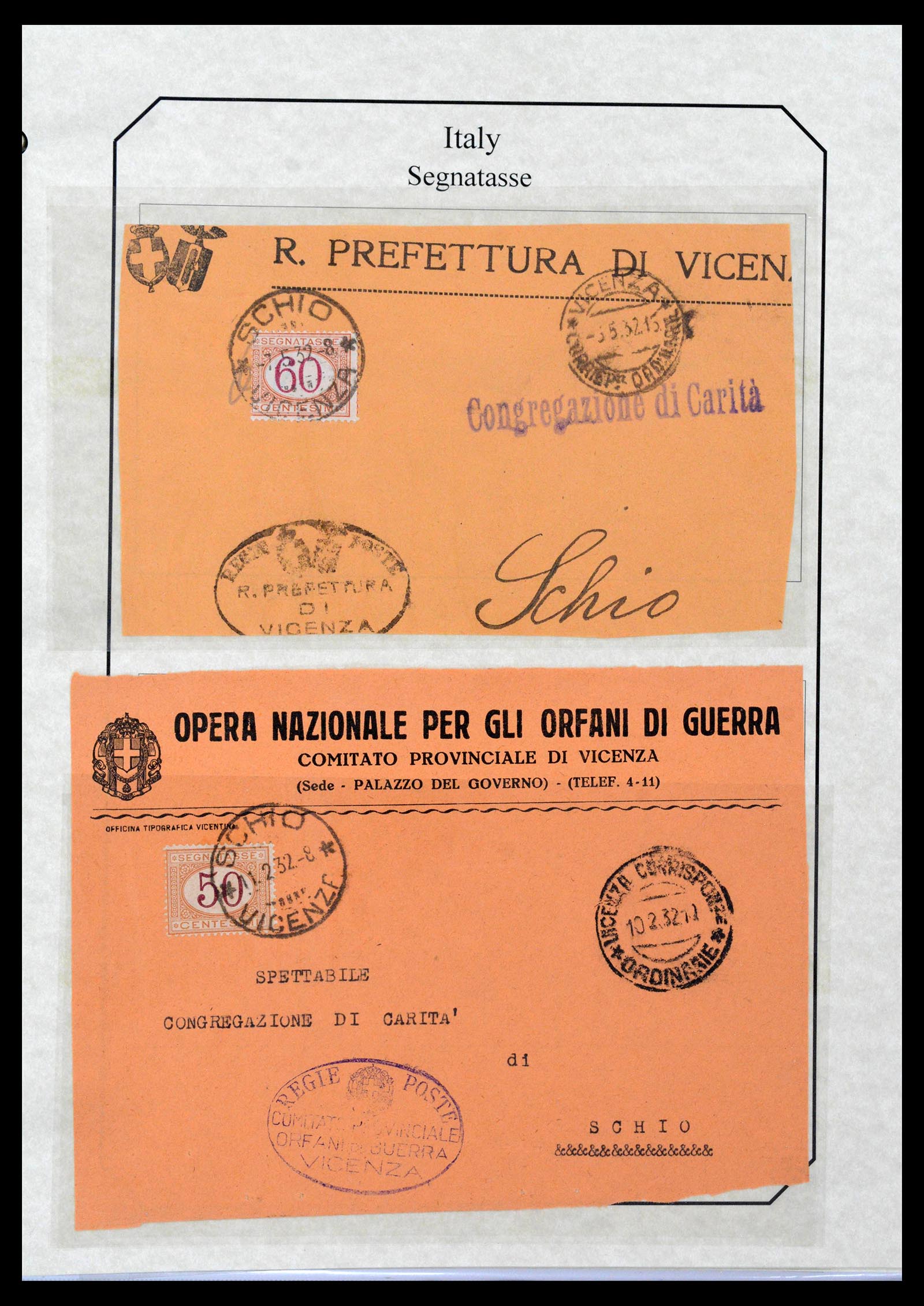 39022 0057 - Stamp collection 39022 Italy postage dues 1861-2000.