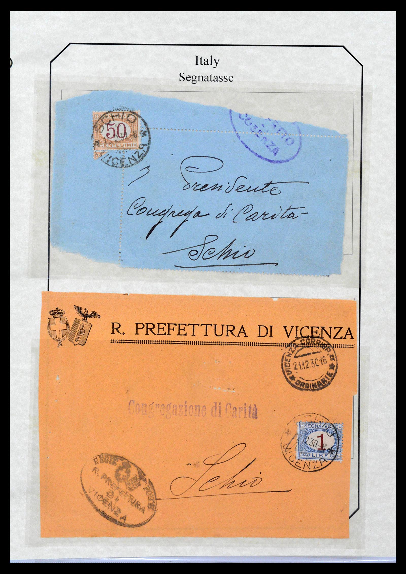 39022 0058 - Stamp collection 39022 Italy postage dues 1861-2000.