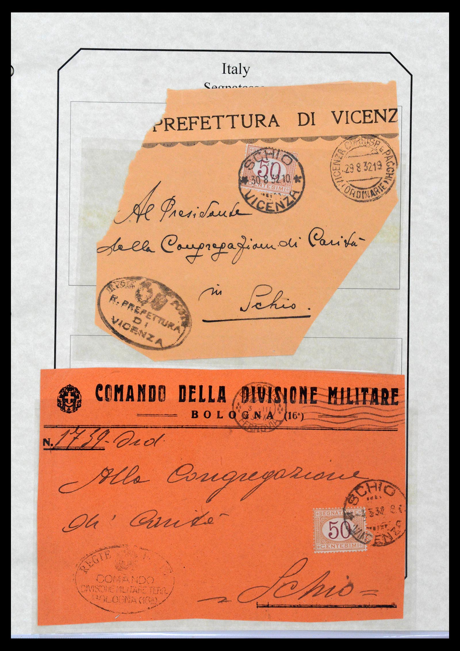 39022 0059 - Stamp collection 39022 Italy postage dues 1861-2000.