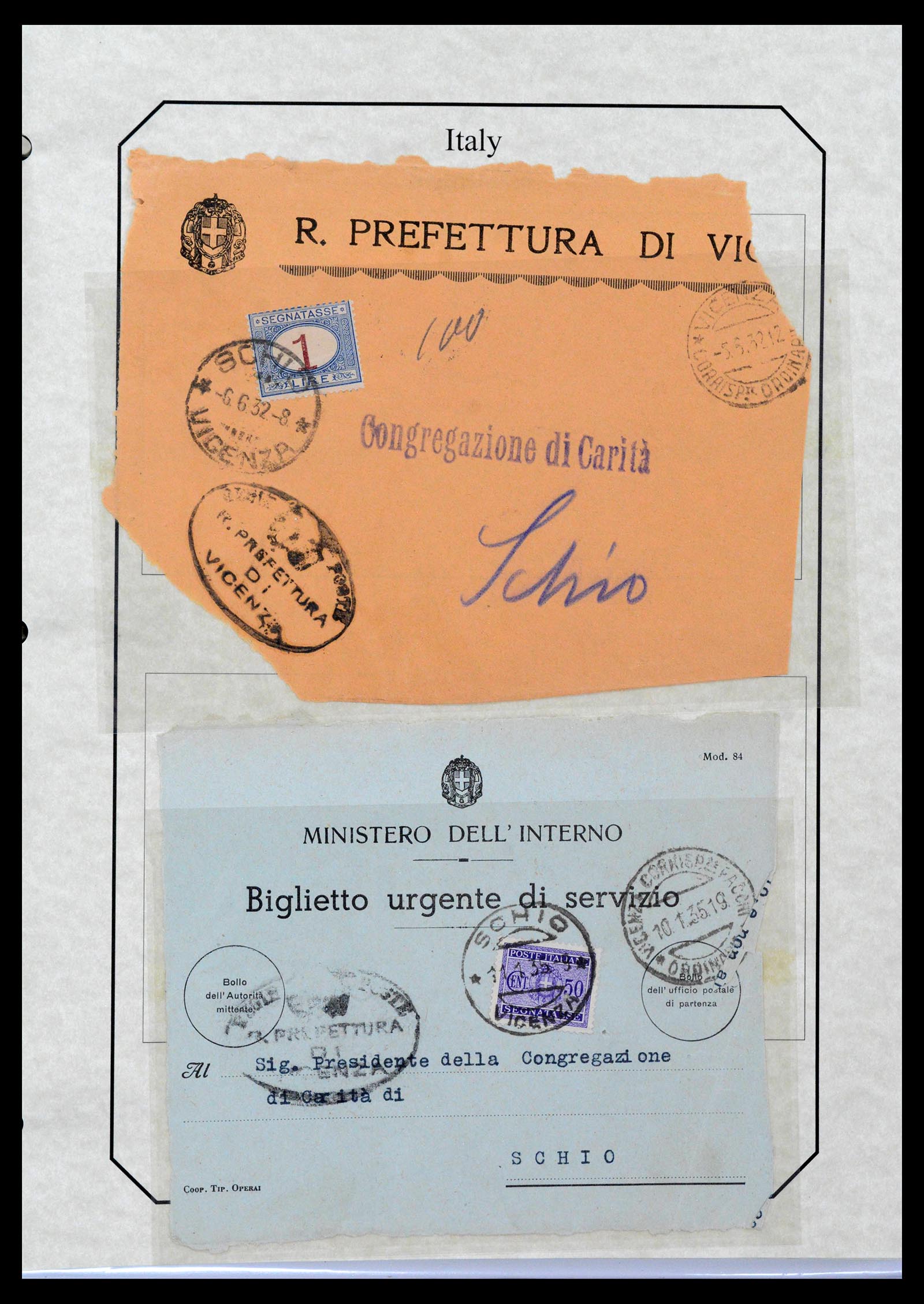 39022 0066 - Postzegelverzameling 39022 Italië port 1861-2000.
