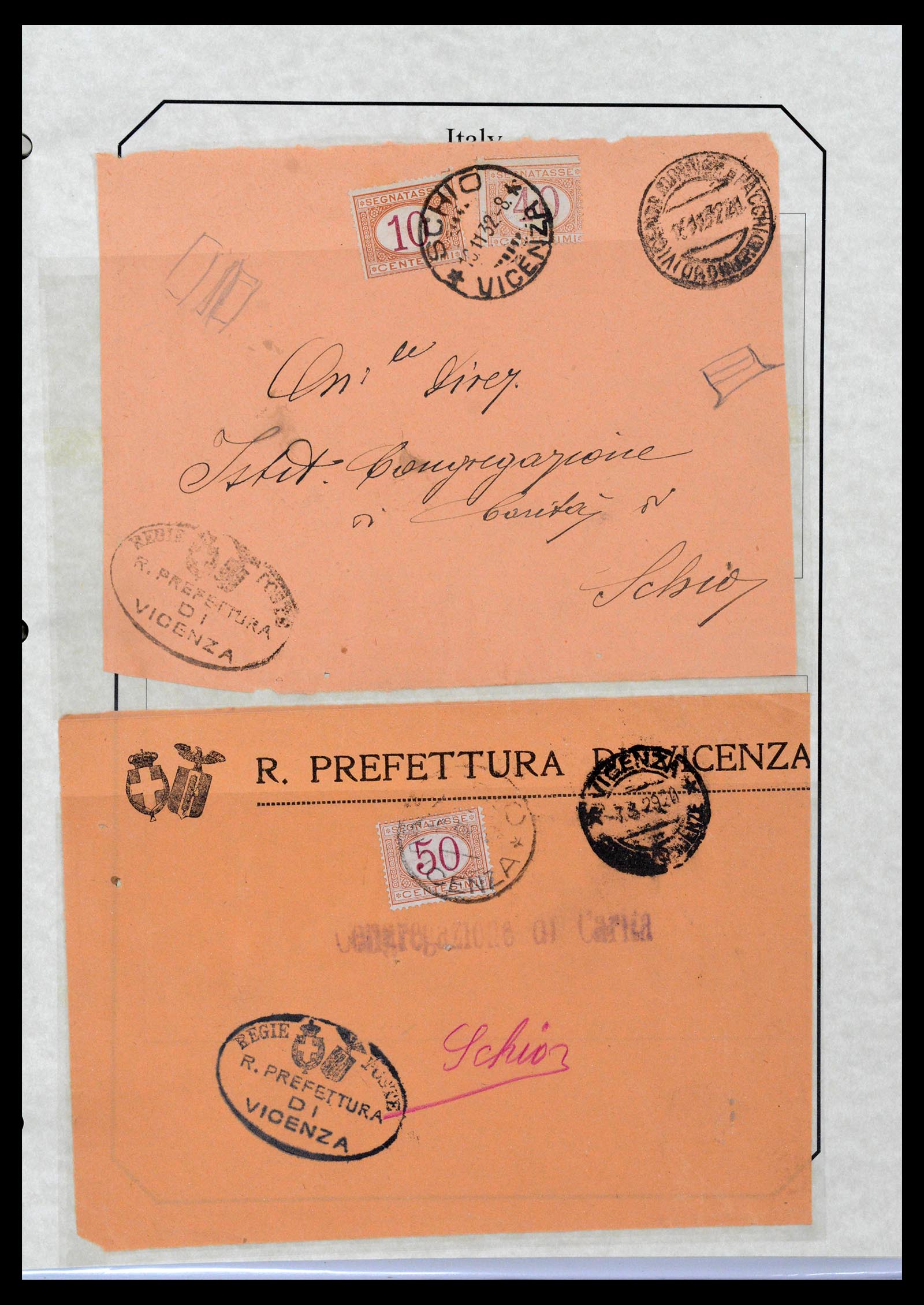 39022 0067 - Postzegelverzameling 39022 Italië port 1861-2000.
