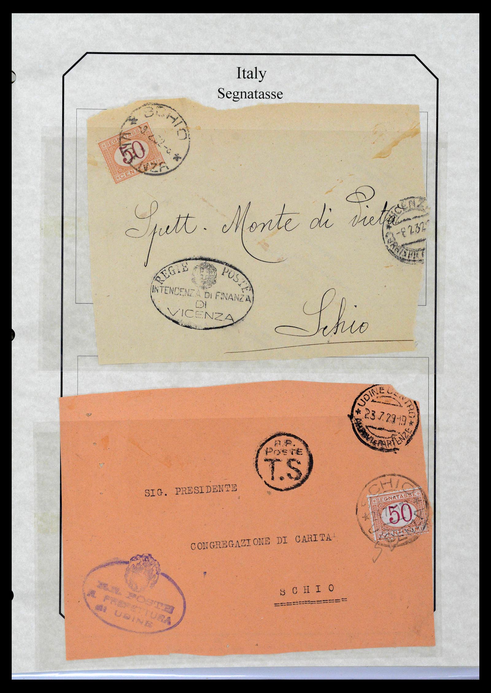 39022 0068 - Postzegelverzameling 39022 Italië port 1861-2000.