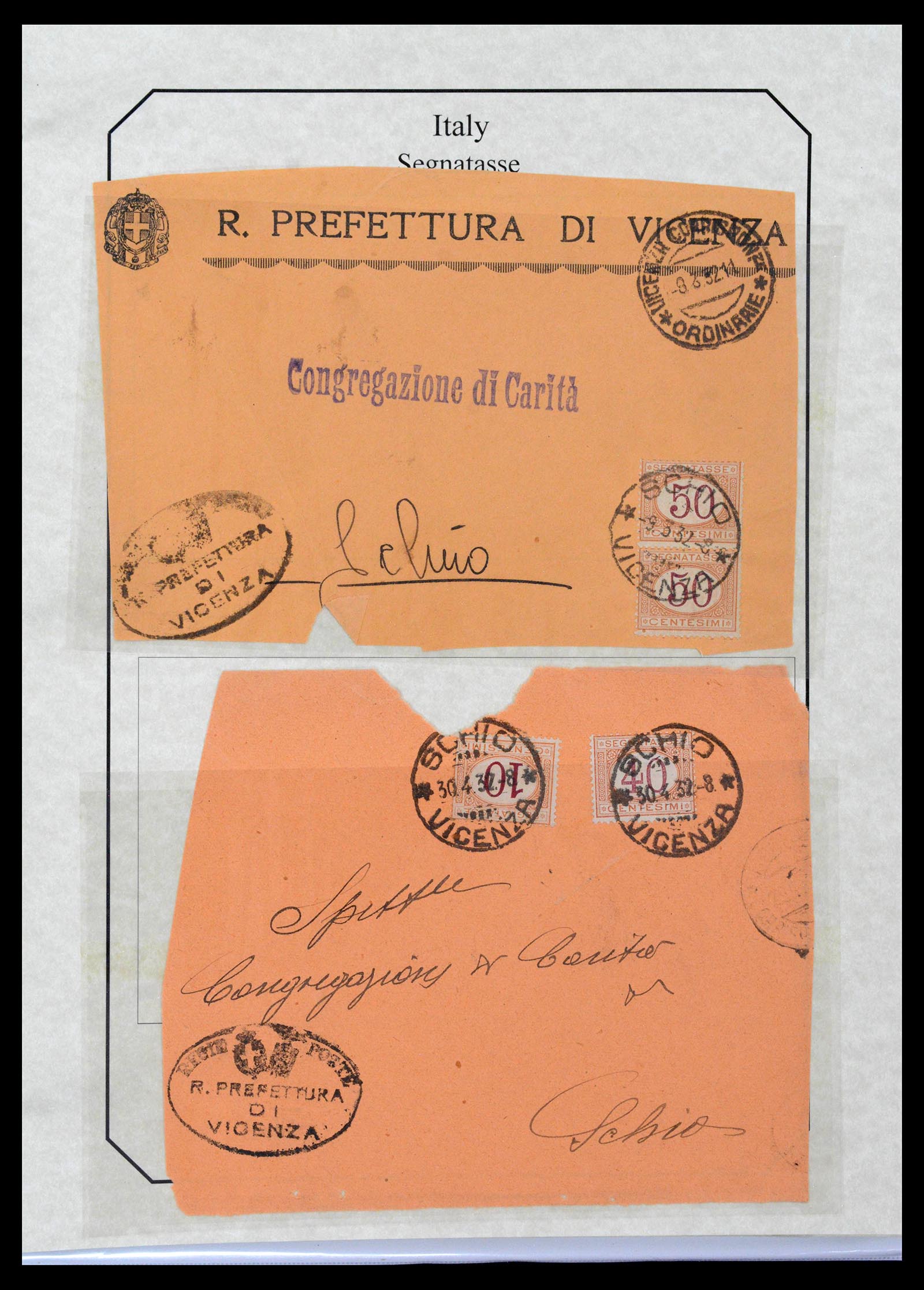 39022 0073 - Postzegelverzameling 39022 Italië port 1861-2000.