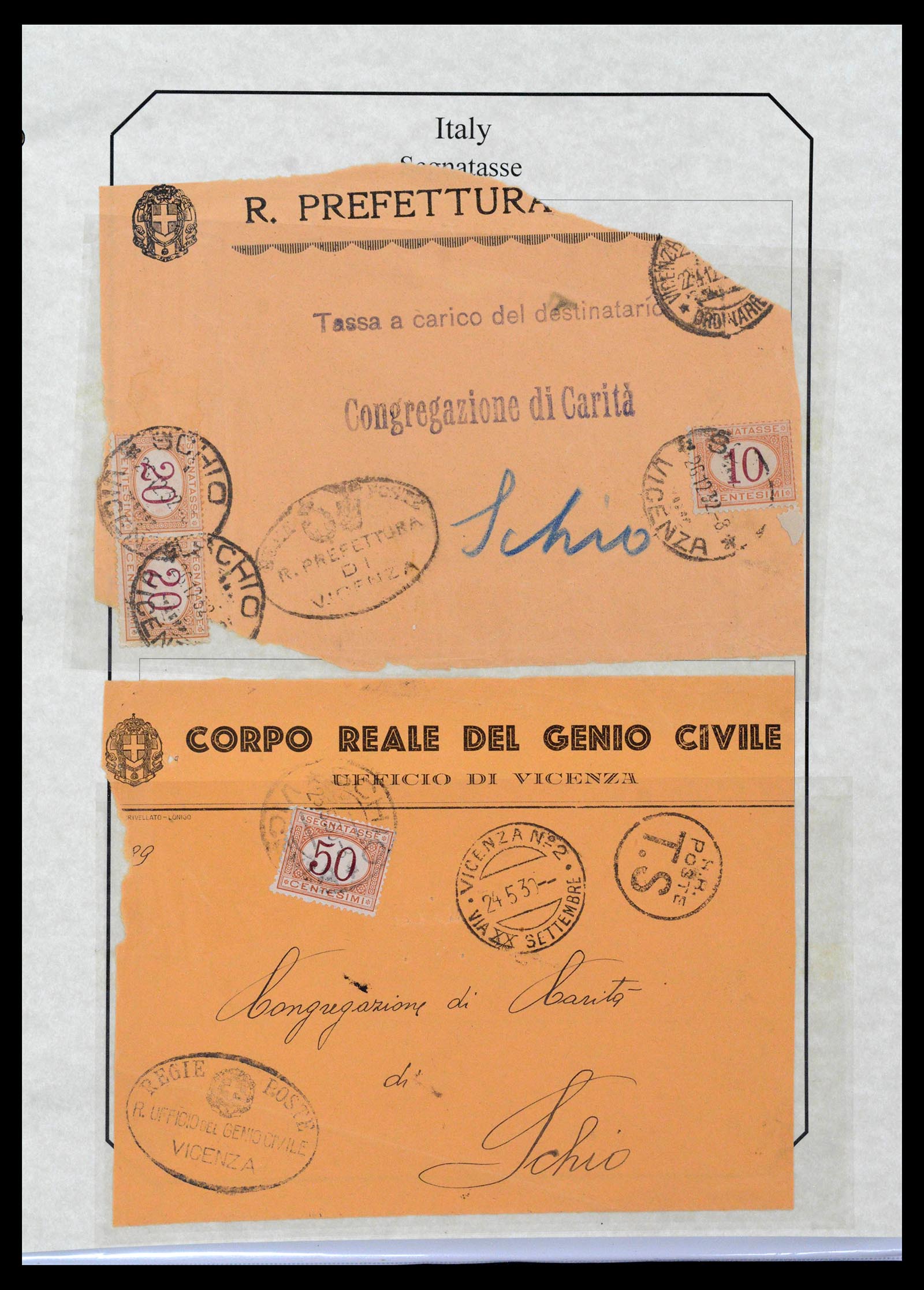 39022 0075 - Postzegelverzameling 39022 Italië port 1861-2000.