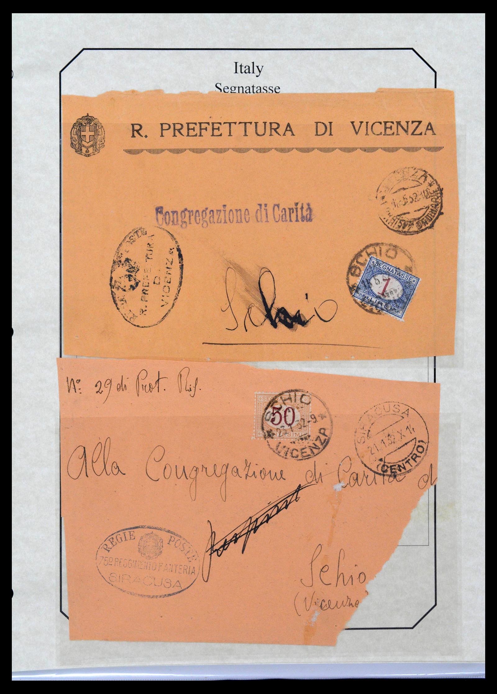 39022 0077 - Postzegelverzameling 39022 Italië port 1861-2000.