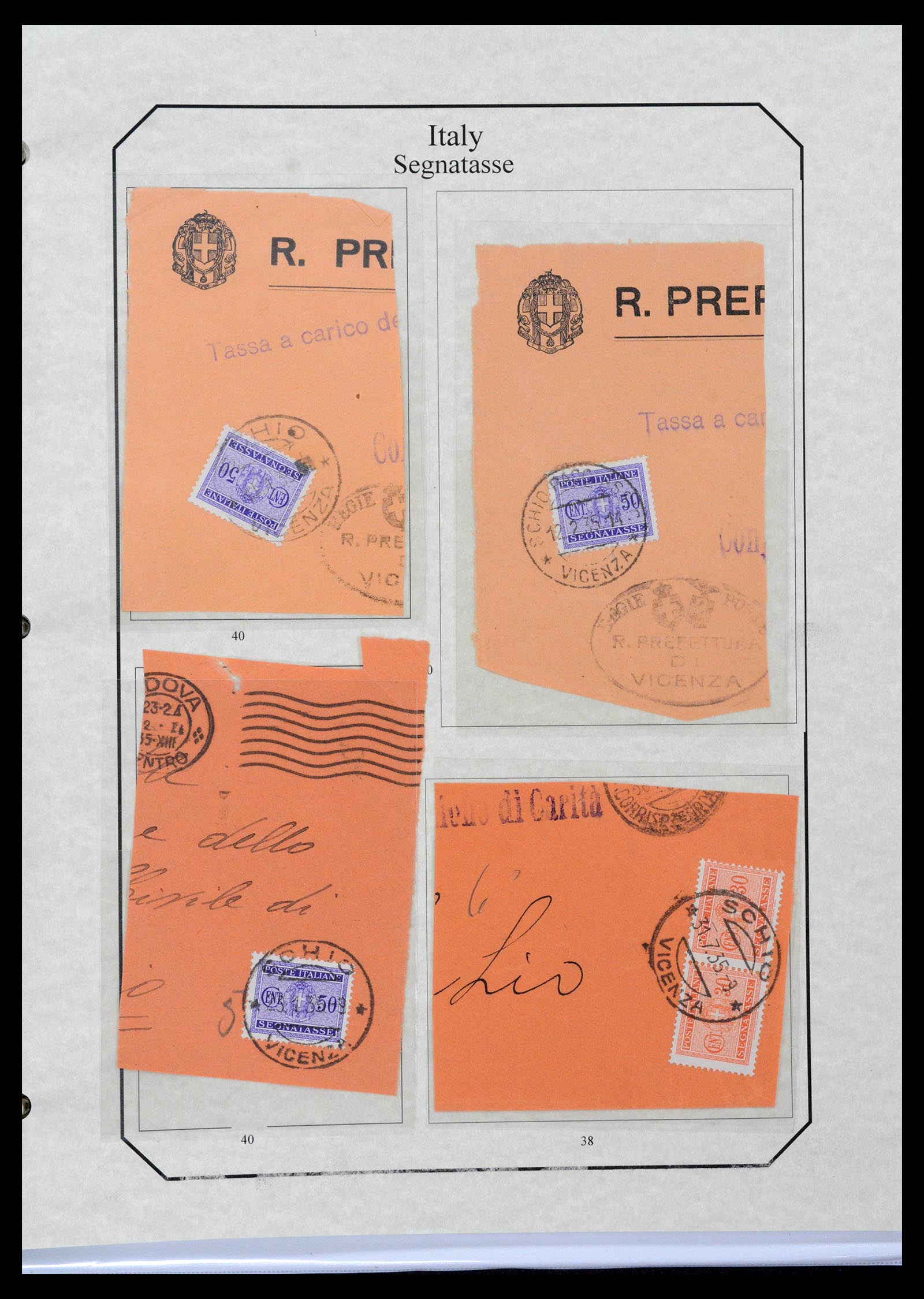 39022 0091 - Stamp collection 39022 Italy postage dues 1861-2000.