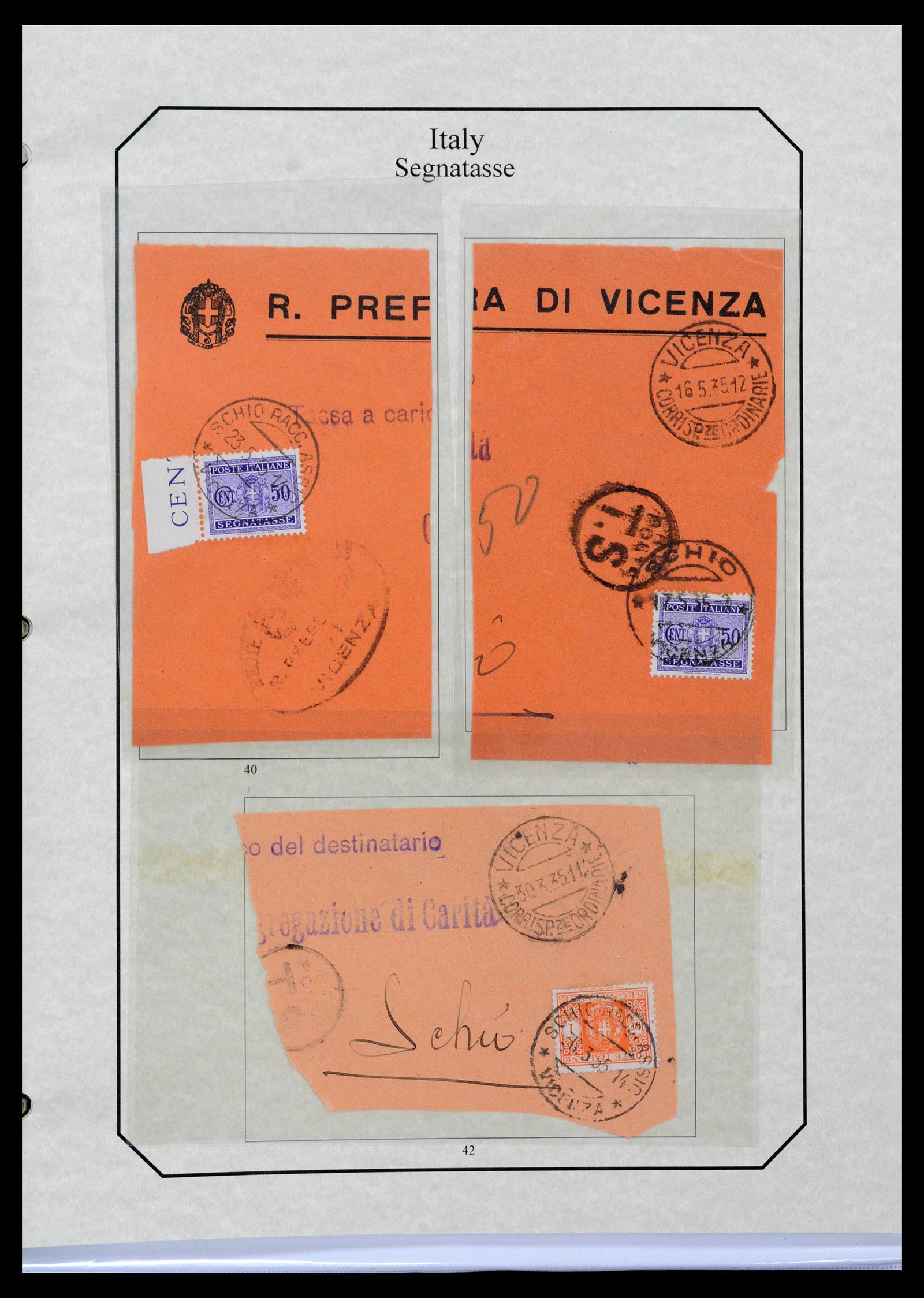 39022 0093 - Stamp collection 39022 Italy postage dues 1861-2000.