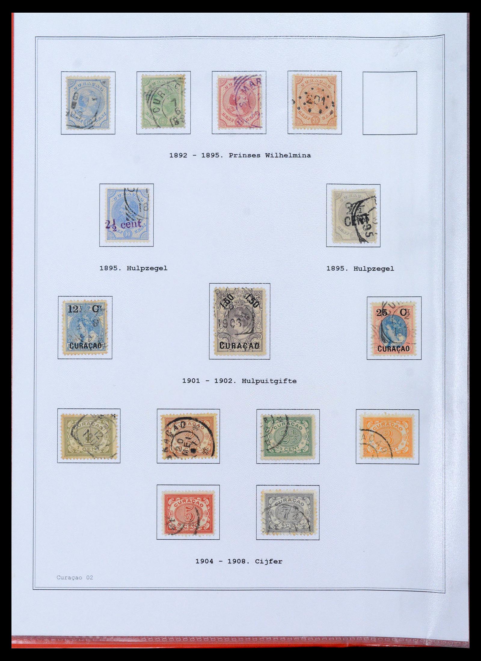 39024 0002 - Postzegelverzameling 39024 Curaçao/Antillen 1873-2006.