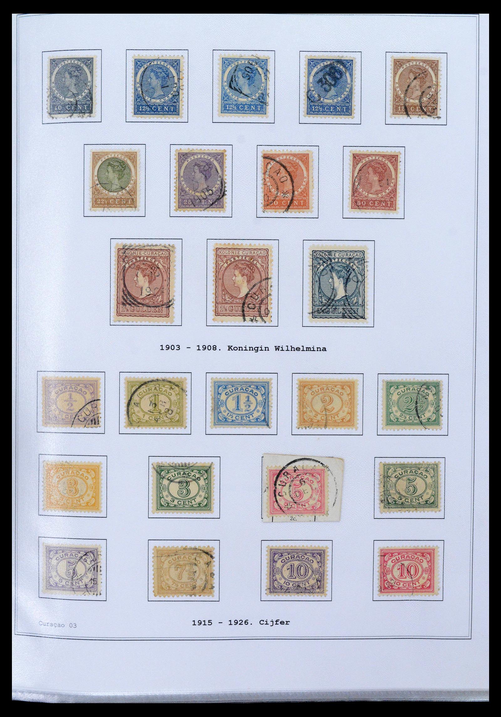 39024 0003 - Postzegelverzameling 39024 Curaçao/Antillen 1873-2006.