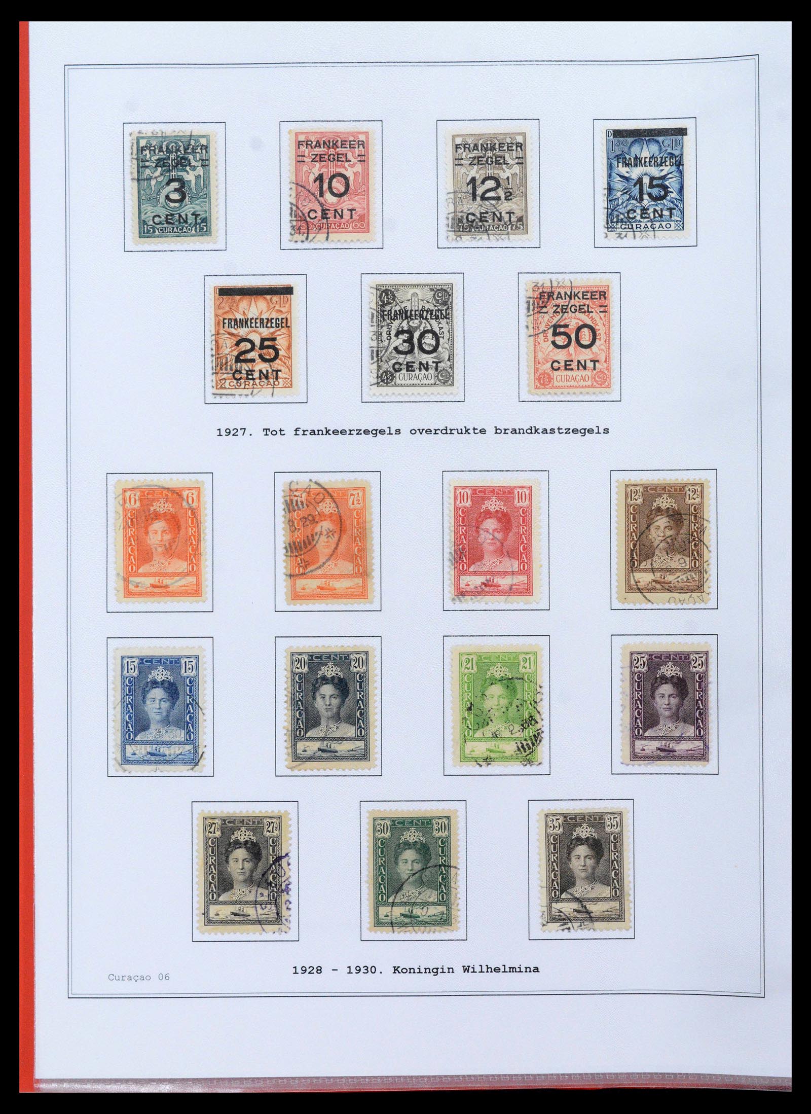 39024 0006 - Postzegelverzameling 39024 Curaçao/Antillen 1873-2006.