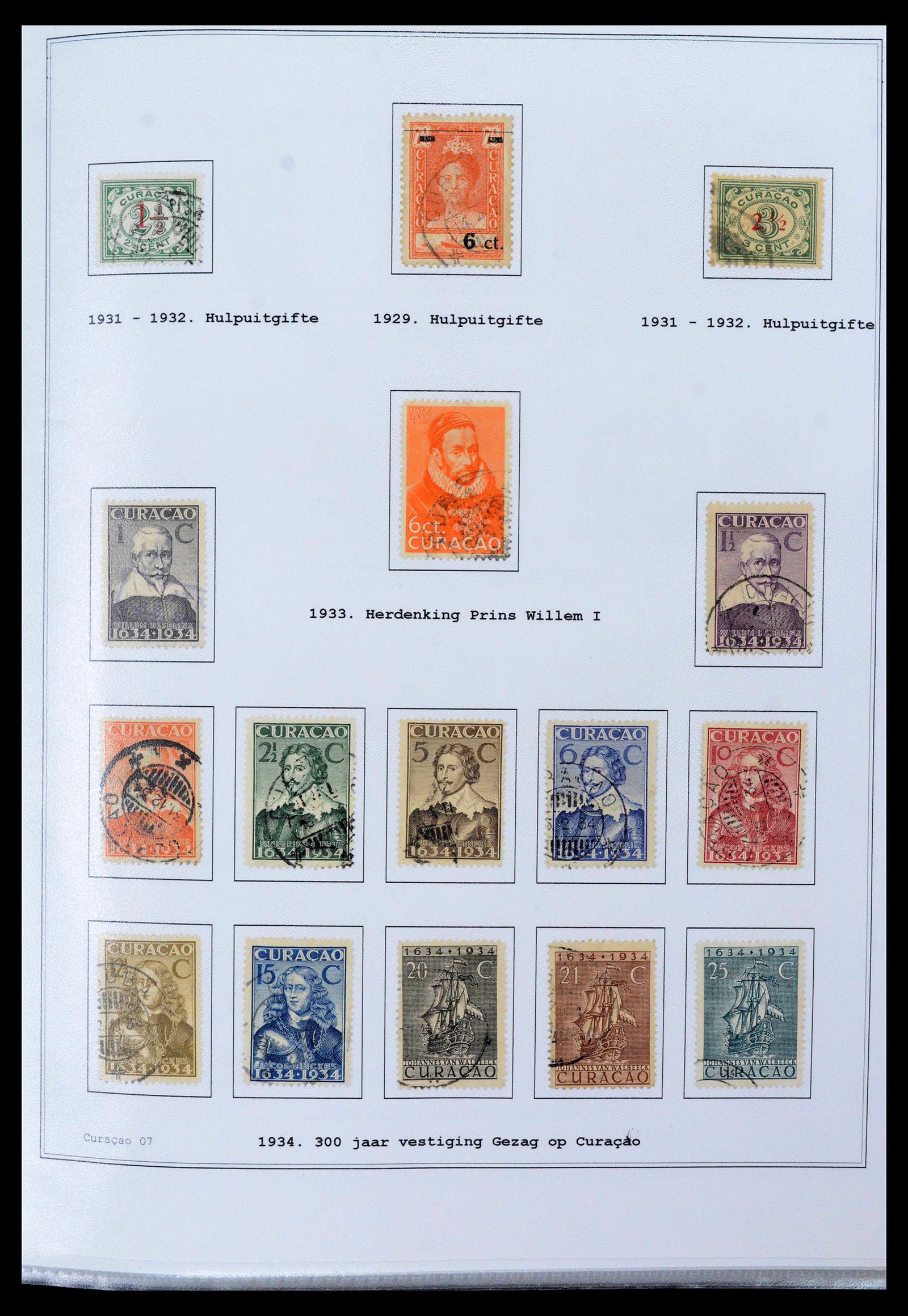 39024 0007 - Postzegelverzameling 39024 Curaçao/Antillen 1873-2006.