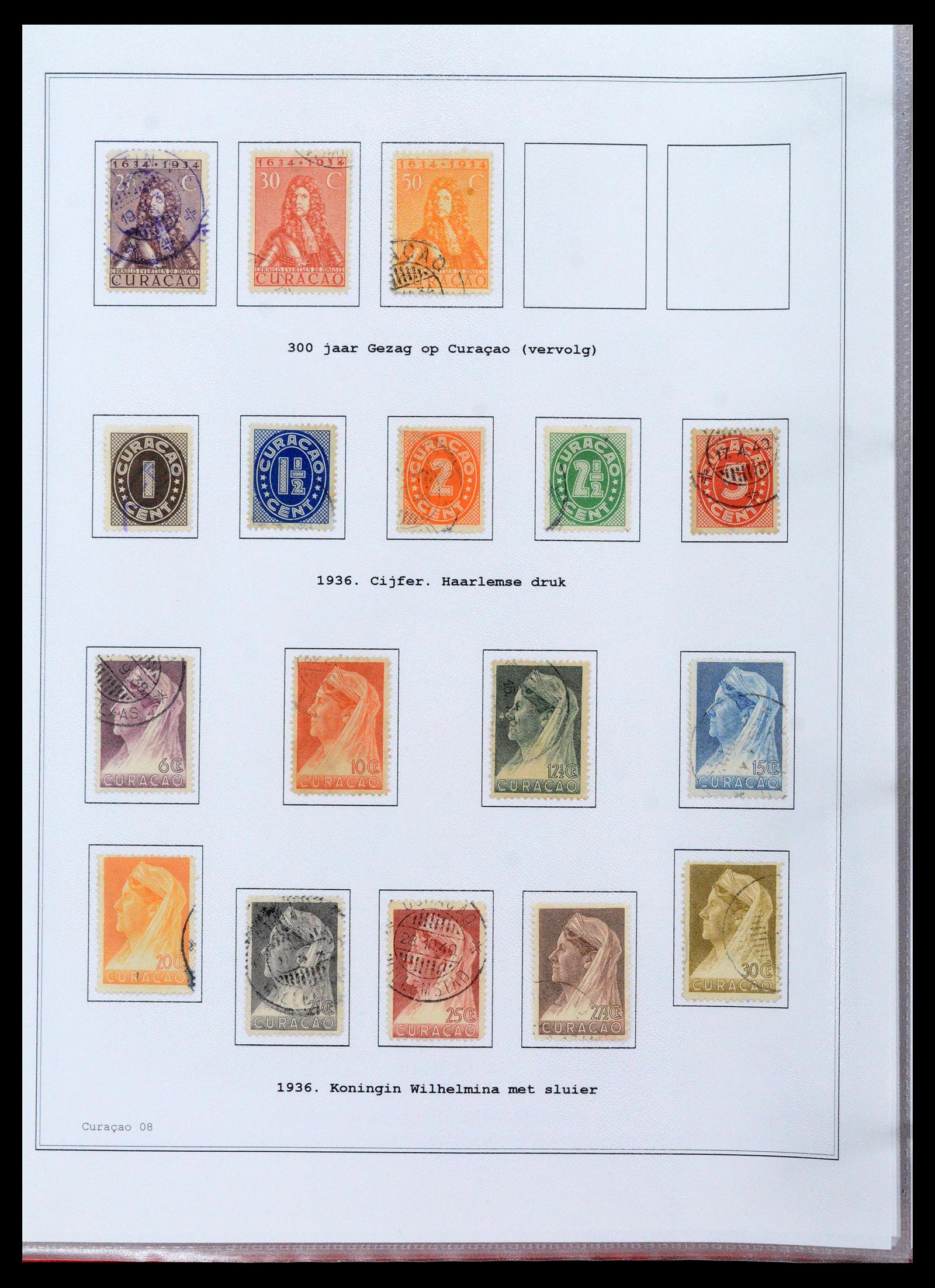 39024 0008 - Postzegelverzameling 39024 Curaçao/Antillen 1873-2006.